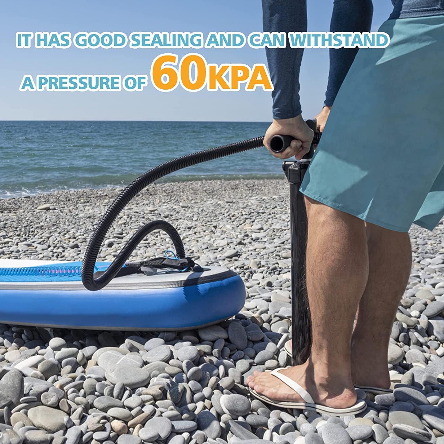 SM SunniMix Air Pump Hose & Accessories Kit - Replacement Pump Adapter, Hose Components for Inflatable Boat, Raft, Pool Toys | Durable & Waterproof Air Hose for Outdoor Water Sports & Emergency Inflation