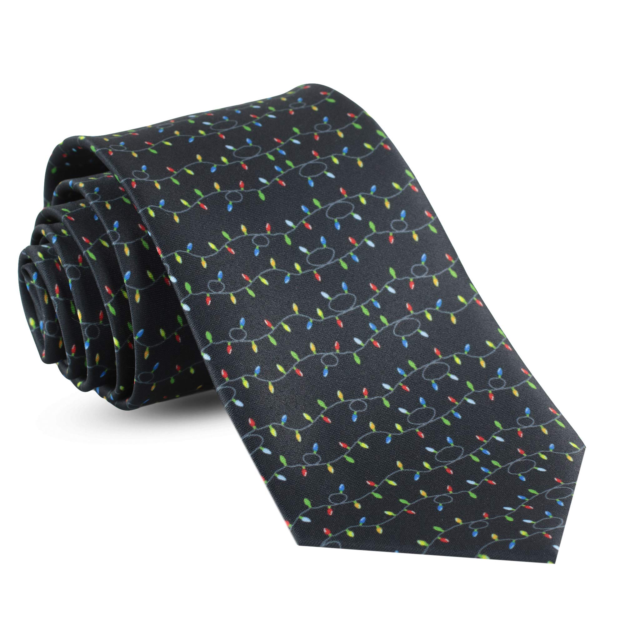 John William Christmas Ties For Men | Festive Holiday Neckties | Perfect for Office Parties, Family Gatherings & Holiday Events