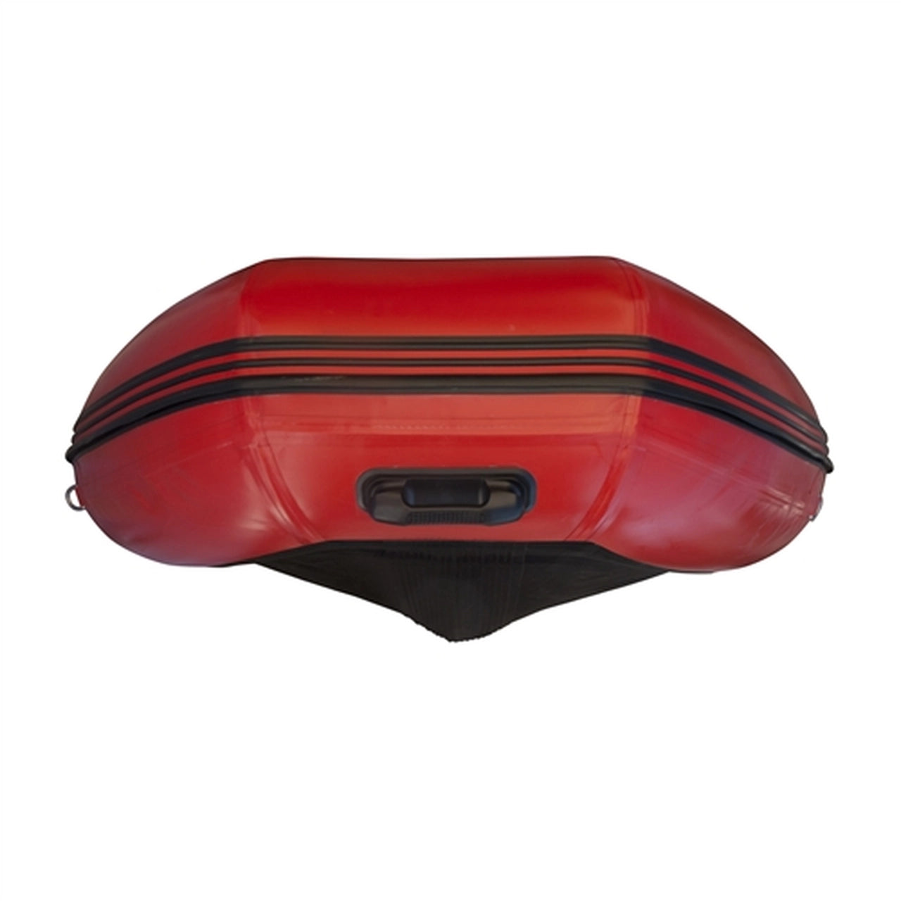 Aleko 8.4 ft Inflatable Boat with Aluminum Floor - Red & Black Dinghy for Fishing, Boating & Water Sports