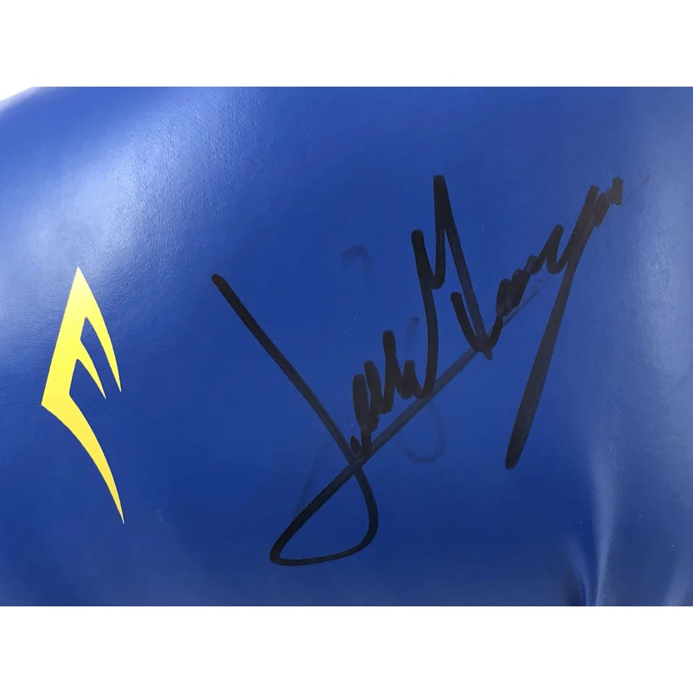 Jaime Munguia Autographed Everlast Boxing Glove - Hand Signed with JSA COA - Blue - Perfect for Boxing Memorabilia Collections and Sports Fan Gifts