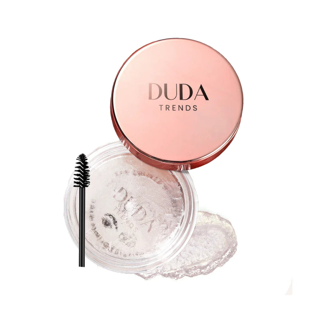 Natural Transparent Eyebrow Wax - Long Lasting Plant-Based Styling Gel for Defined Brows | Vegan, Cruelty-Free | Perfect for Daily Makeup & Professional Salon Use