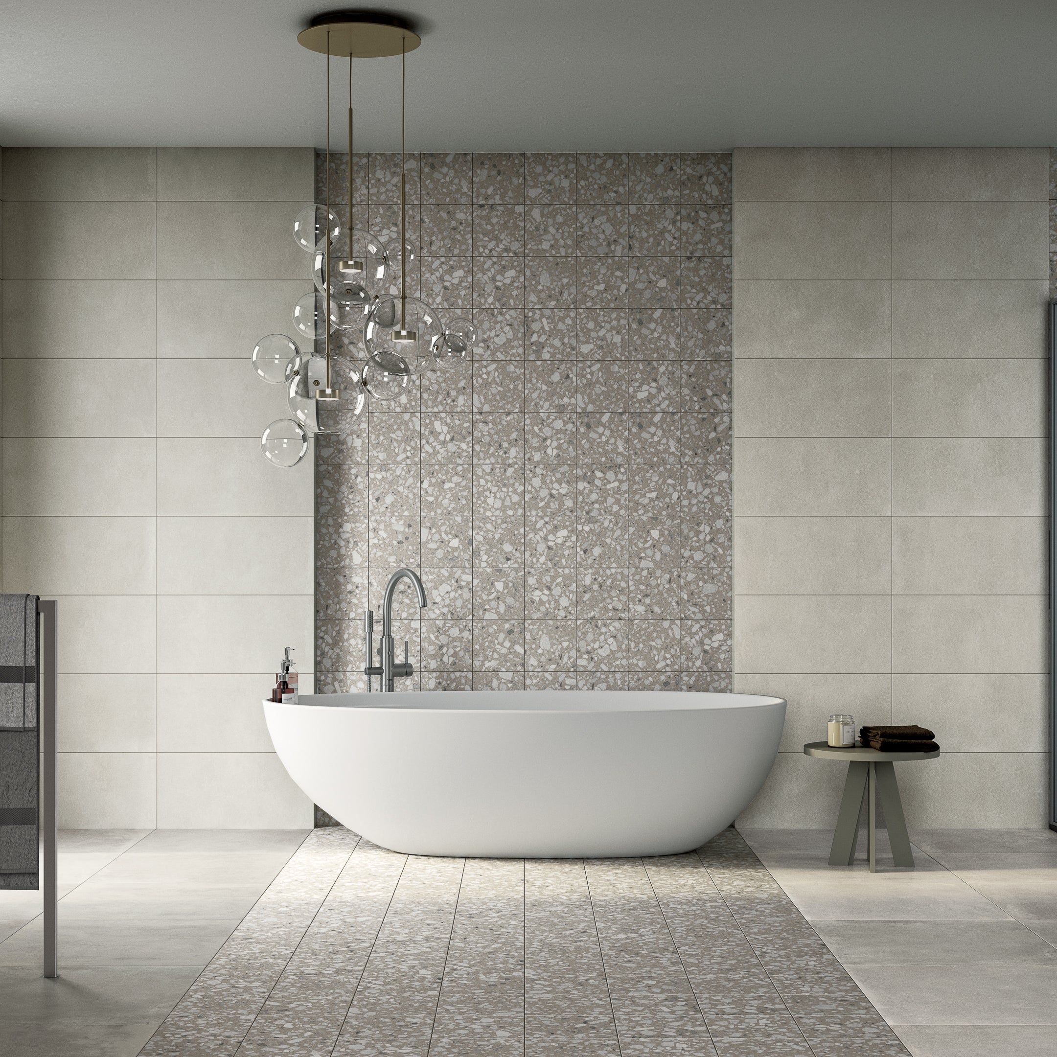 Venexia Grain Terrazzo Look Porcelain Tile - Premium Flooring for Kitchens, Bathrooms & High-Traffic Areas | Durable & Stylish Anaheim Collection