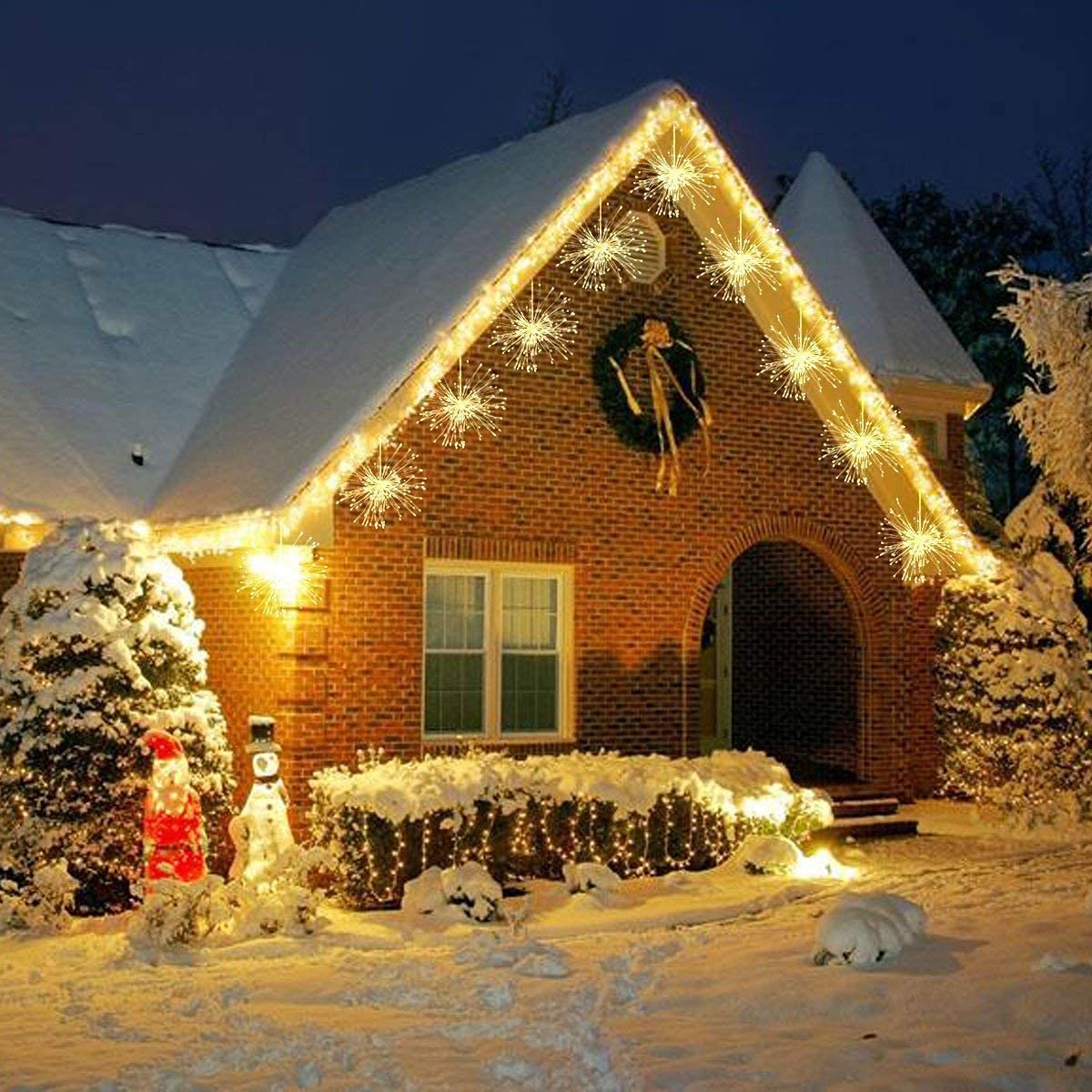 FOOING 6 Pack LED Copper Wire String Lights with Remote - 8 Modes Battery Operated Fairy Lights for Wedding, Party, Patio & Home Decor (Warm White) | Indoor & Outdoor Decorative Hanging Lights for Christmas, Garden, Bedroom