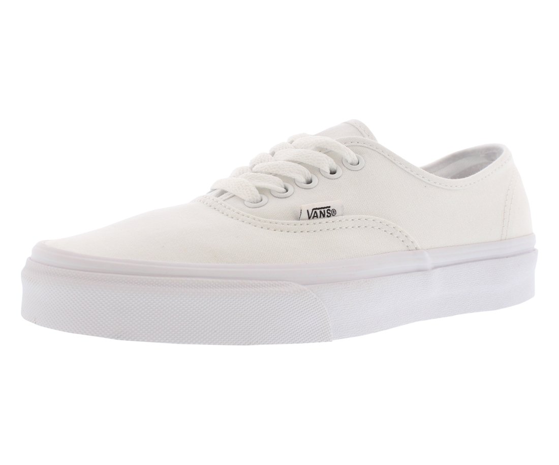 Vans Authentic Unisex Sneakers for Men & Women - Classic White Canvas Shoes for Casual Wear, Skateboarding & Everyday Comfort