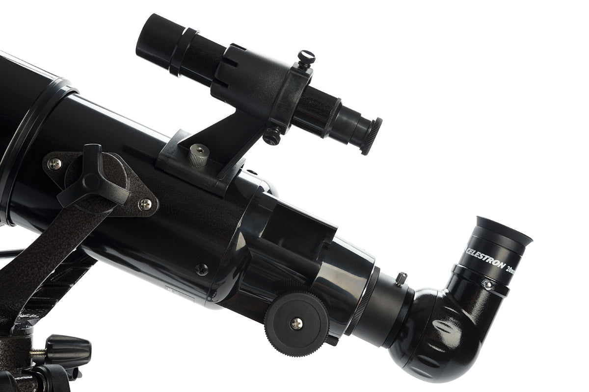 PowerSeeker 80AZS Telescope - 80mm Aperture Refractor Telescope for Astronomy Beginners with Adjustable Tripod & Accessories - Perfect for Stargazing, Moon Observation & Backyard Astronomy