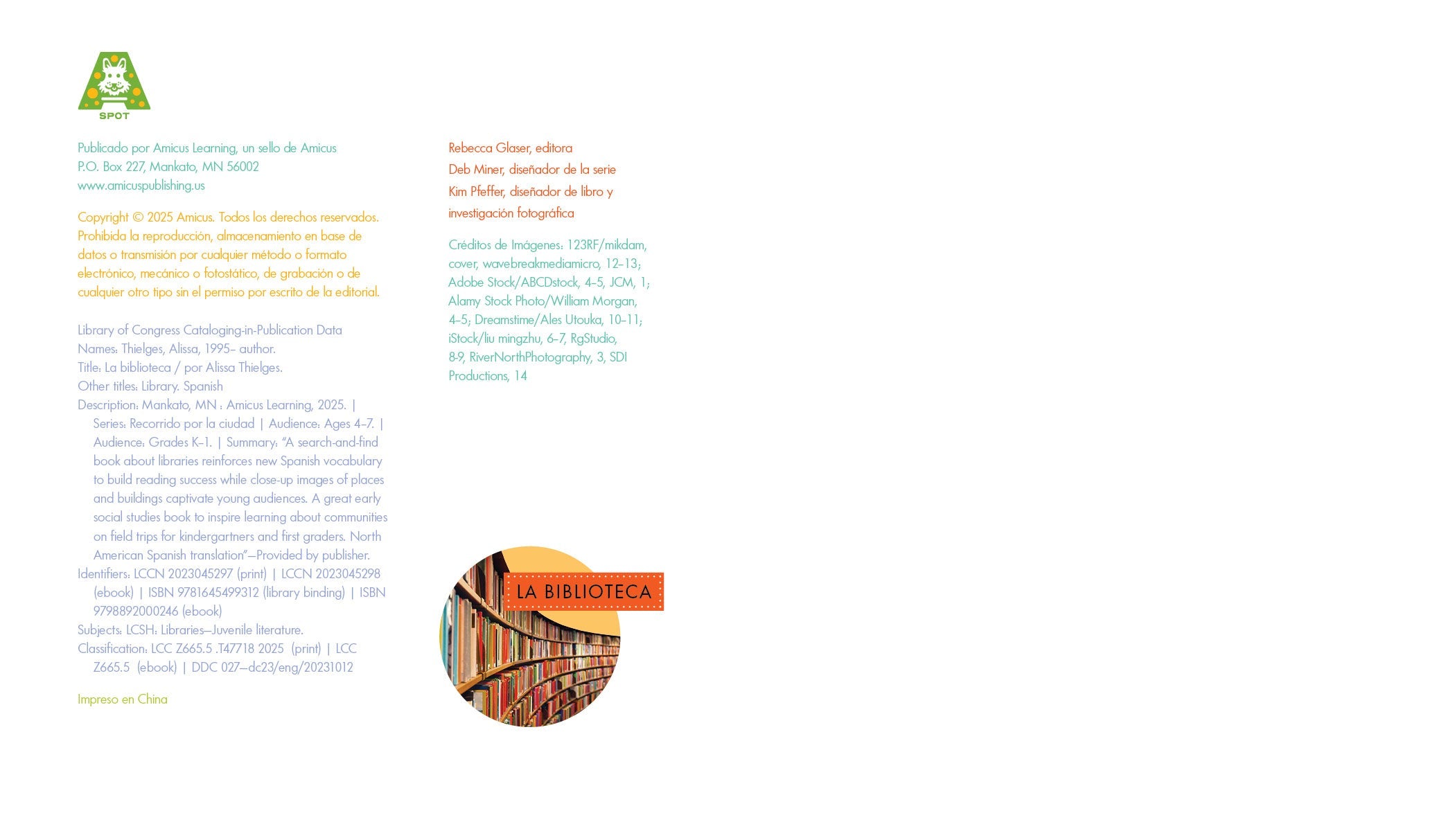 La Biblioteca - Spanish Language Books & Novels for Adults & Kids - Perfect for Home, School & Library Reading