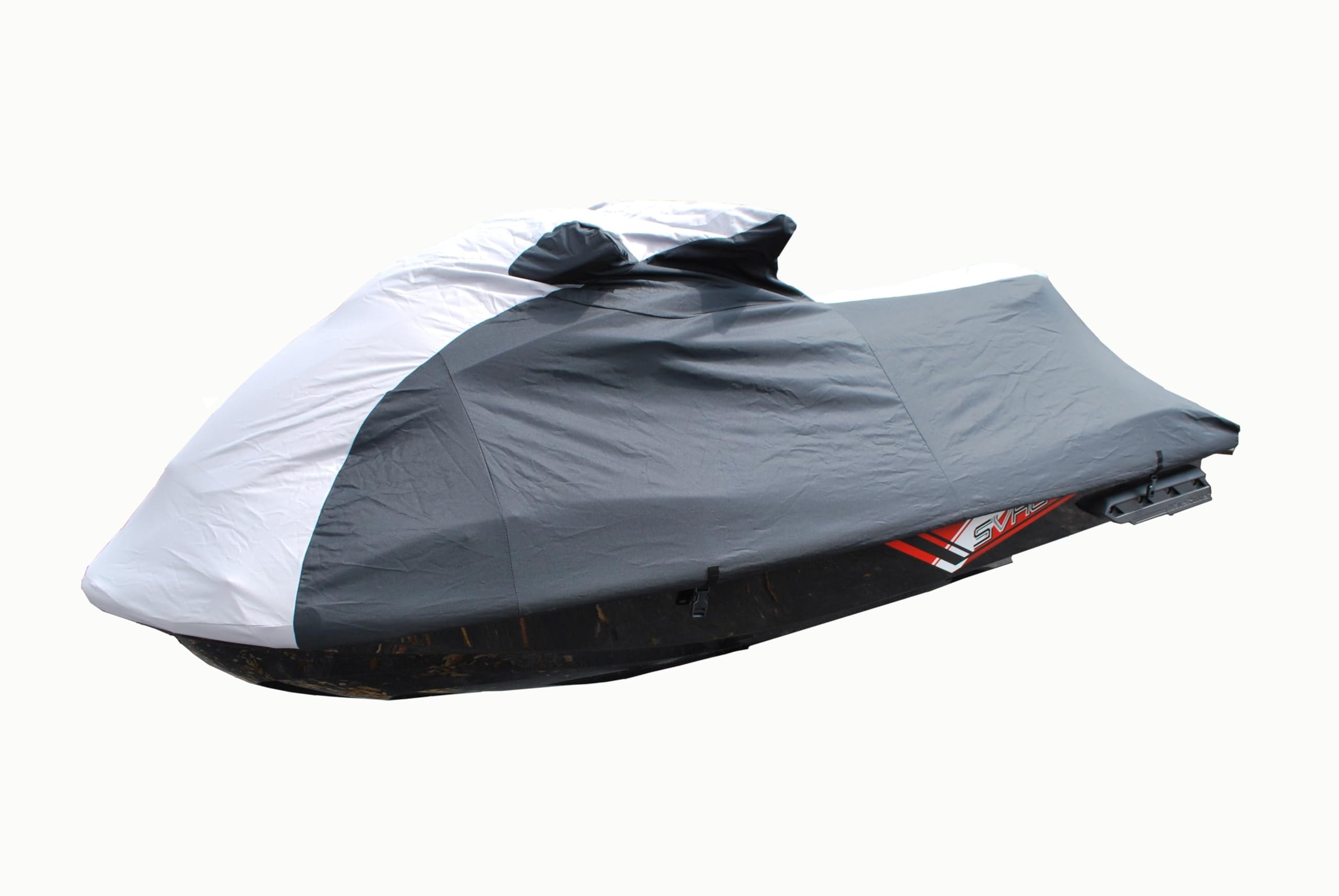 Yamaha WaveRunner 2009-2016 FZR/FZS Watercraft Storage Cover - Durable Gray/Black Polyester Boat Cover for Protection & Weather Resistance | Perfect for Marina Storage, Winterization & Outdoor Use