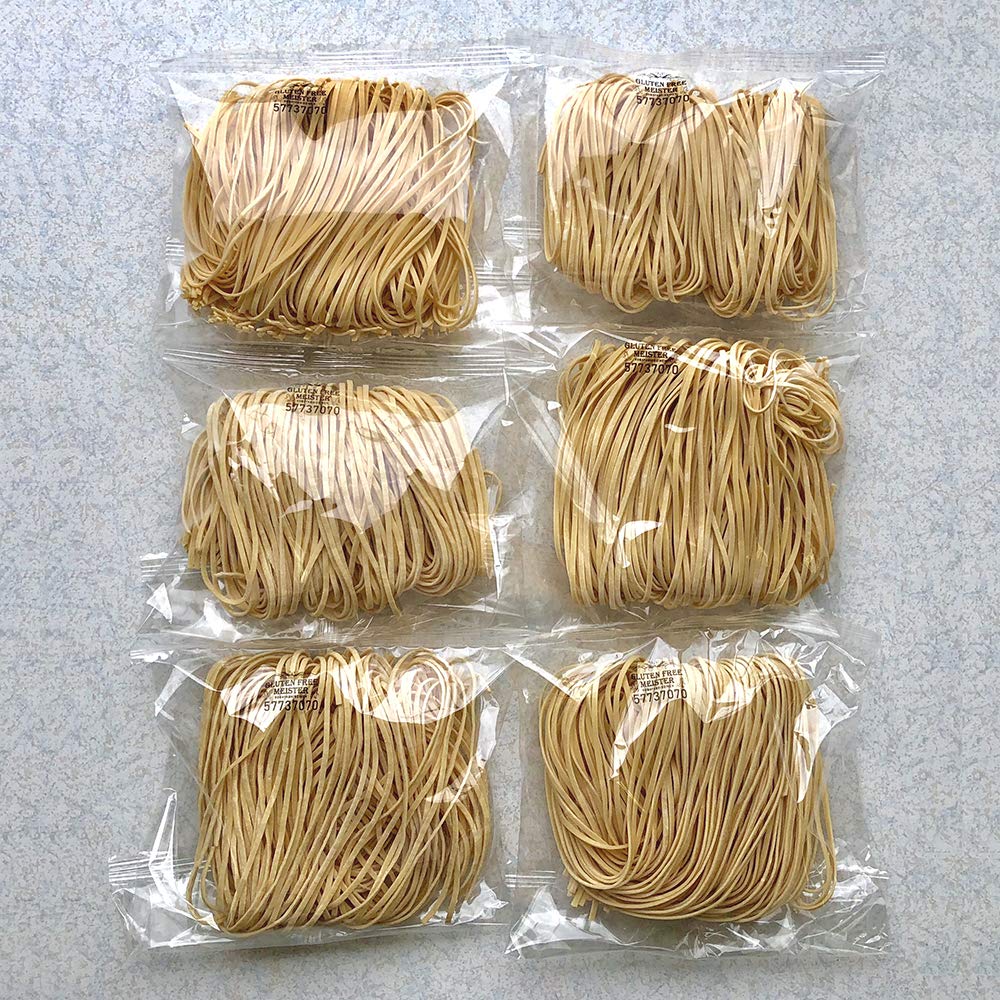 Gluten Free Meister Japanese Instant Protein Ramen - 21 Servings (6 Pack, Noodle Only, Vegan) | High Protein Vegan Meal for Fitness & Quick Healthy Lunch