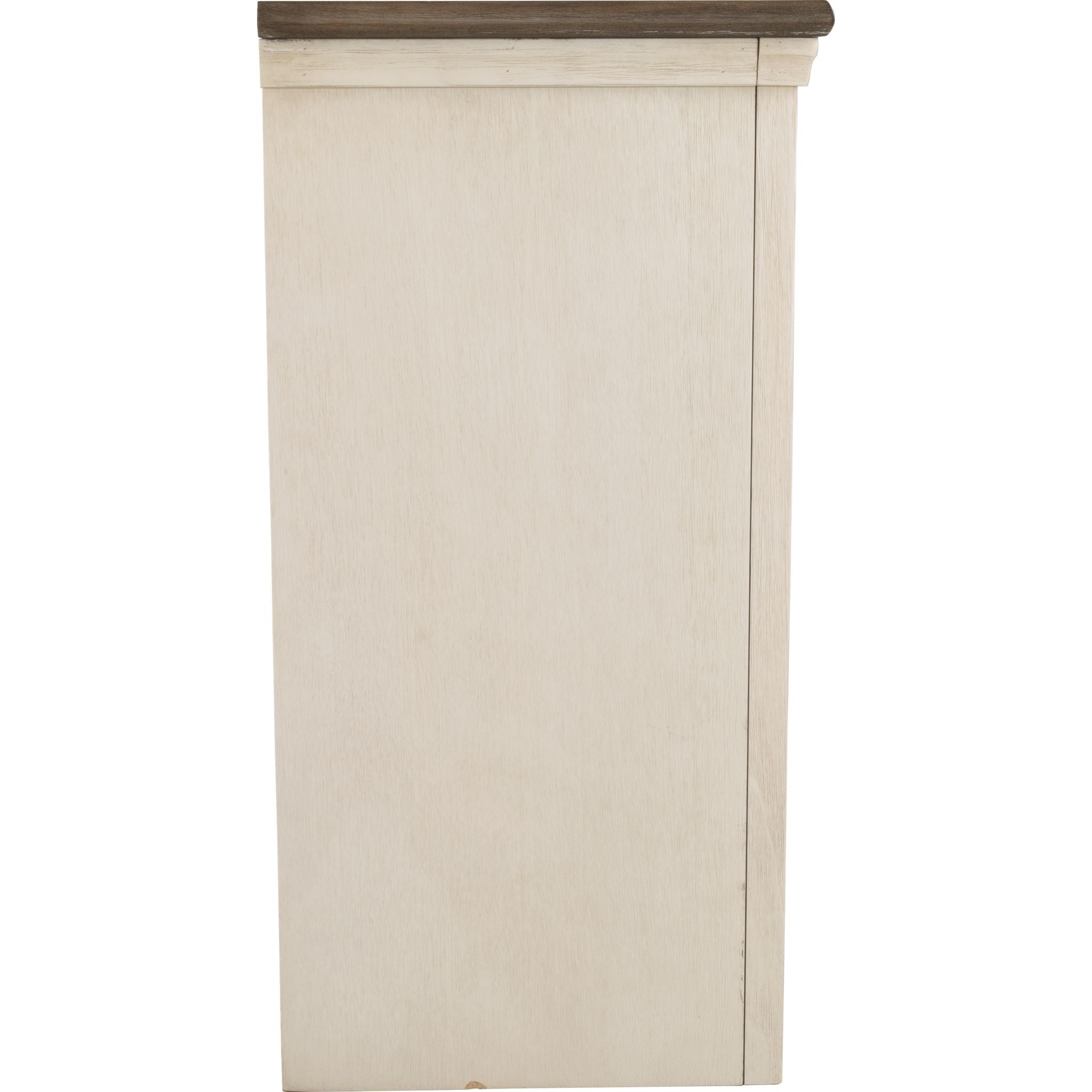 Bolanburg TV Stand for Living Room - White & Weathered Gray Modern Entertainment Center with Storage Shelf | Perfect for Flat Screen TVs up to 65