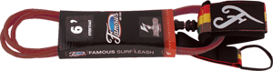 Famous Riot Squad 6-Foot Red Dog Leash - Durable Everyday Walking Leash for Medium to Large Dogs, Perfect for Park Walks, Jogging & Outdoor Adventures