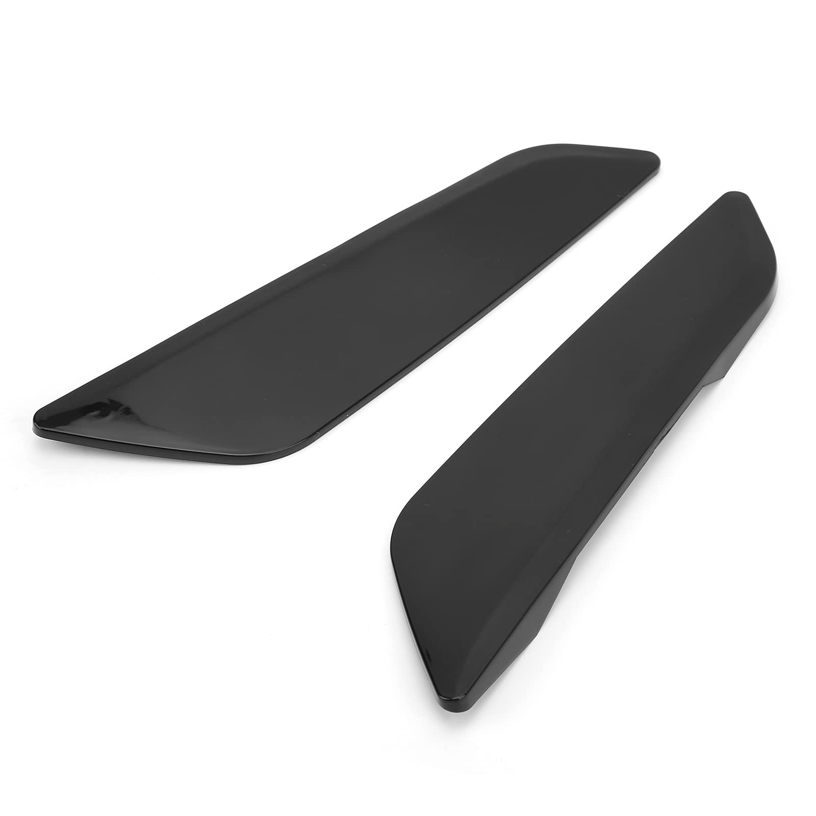 Shanrya Durable ABS Mudguard Side Air Outlet Cover Trim - Left & Right Set for Car Decor (Black) | Perfect for Off-Road Vehicles & Custom Car Styling