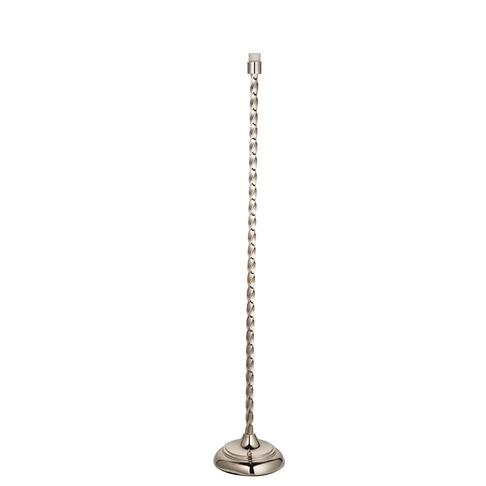 Altair & Chatsworth Floor Lamp - Polished Nickel Finish with E27 Socket - Perfect for Living Room, Bedroom, or Office Lighting