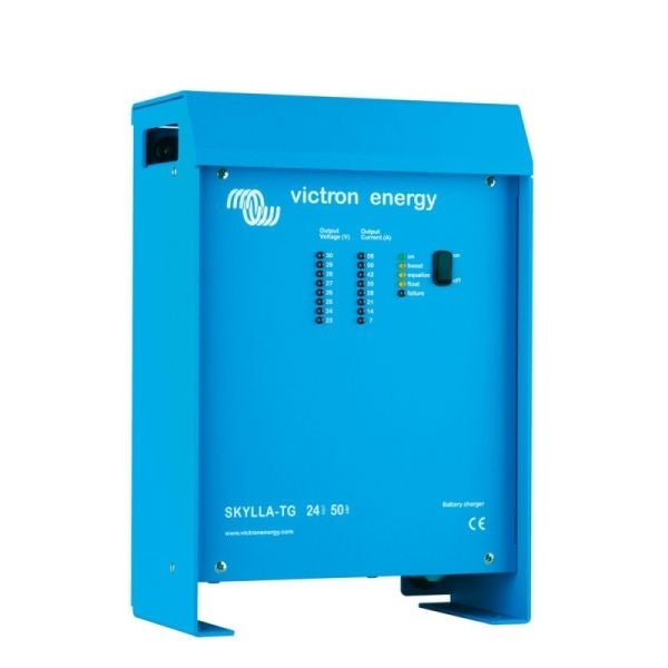 Victron Energy Skylla TG 24/50(1+1) Battery Charger - 120V/240V Input - Marine & RV Power Solution for Reliable Charging On the Go