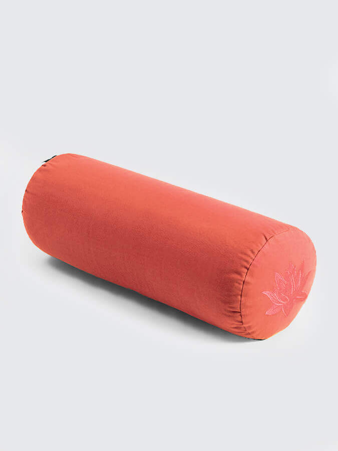 Organic Cotton Buckwheat Meditation Bolster Cushion for Yoga & Zen Relaxation - Perfect for Yoga Studios, Home Meditation & Stress Relief