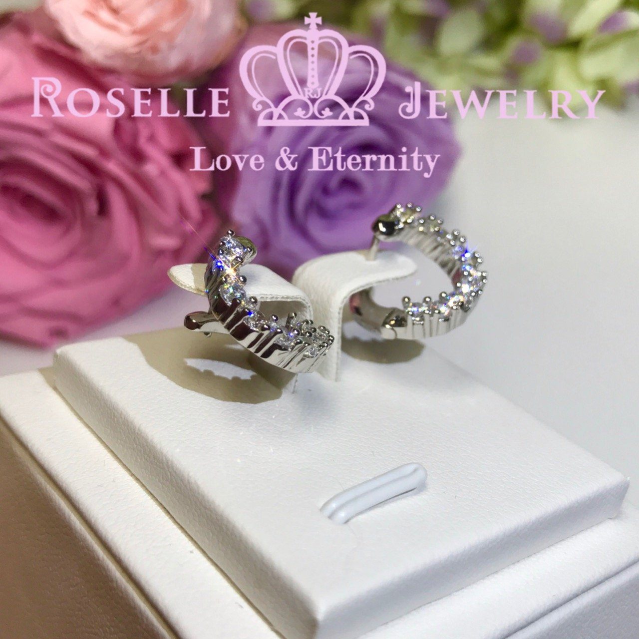 Trendy Front & Back Hoop Earrings for Women - Dangle Drop Statement Jewelry - Perfect for Parties, Date Nights & Special Occasions