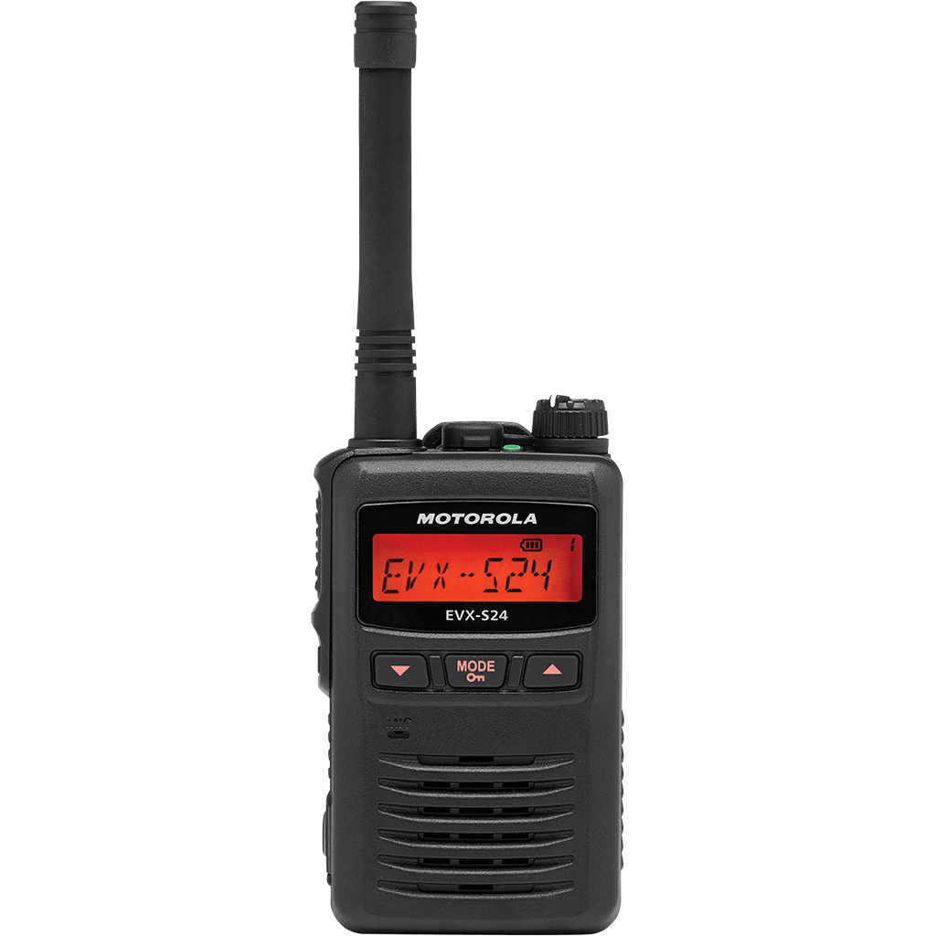 Motorola EVX S24 Two-Way Radio - Long Range Walkie Talkie for Business & Outdoor Adventures - Durable & Reliable Communication for Construction, Security, and Hiking