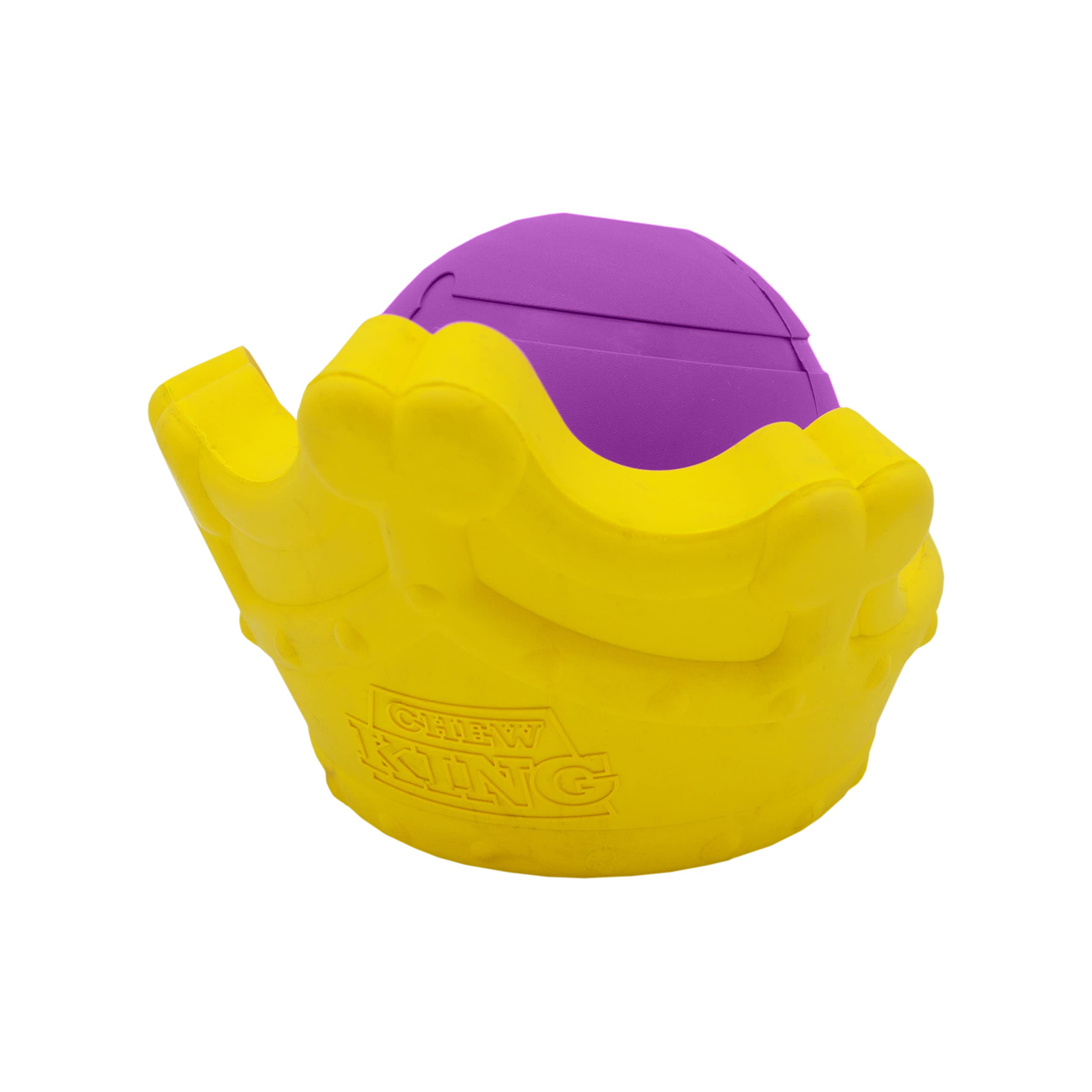 Durable Crown Chew Toy & Ball for Dogs – Interactive Pet Chewing Toy for Puppies & Adult Dogs – Perfect for Teething, Playtime & Training