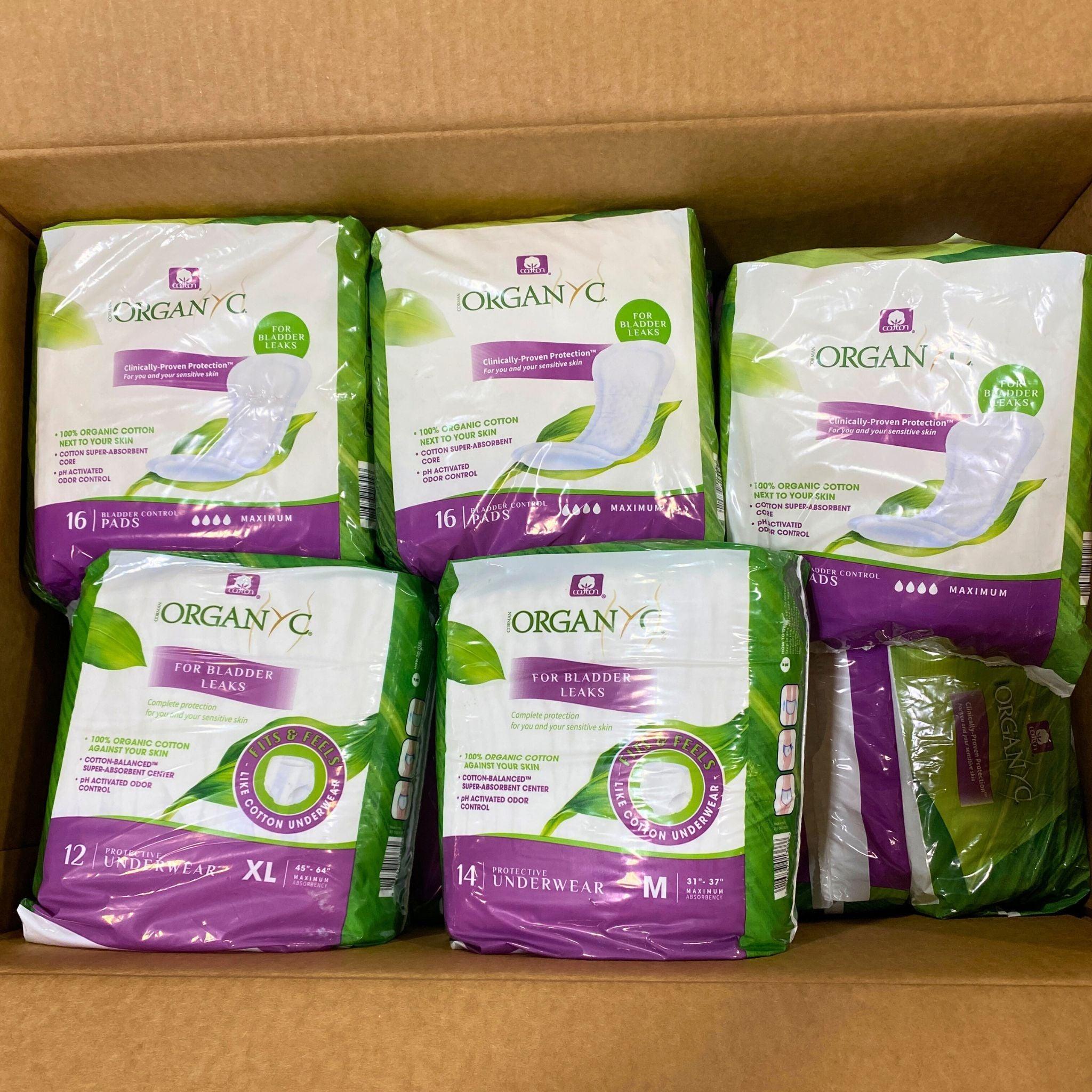 Organic Cotton Tampons - Corman Organyc Mix (50 Count) | Hypoallergenic & Chemical-Free Feminine Care for Sensitive Skin | Perfect for Travel, Gym & Daily Use