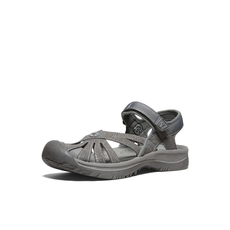 Women's Rose Sandal in Gargoyle/Raven - Stylish & Comfortable Summer Shoes for Beach, Pool, and Casual Outings