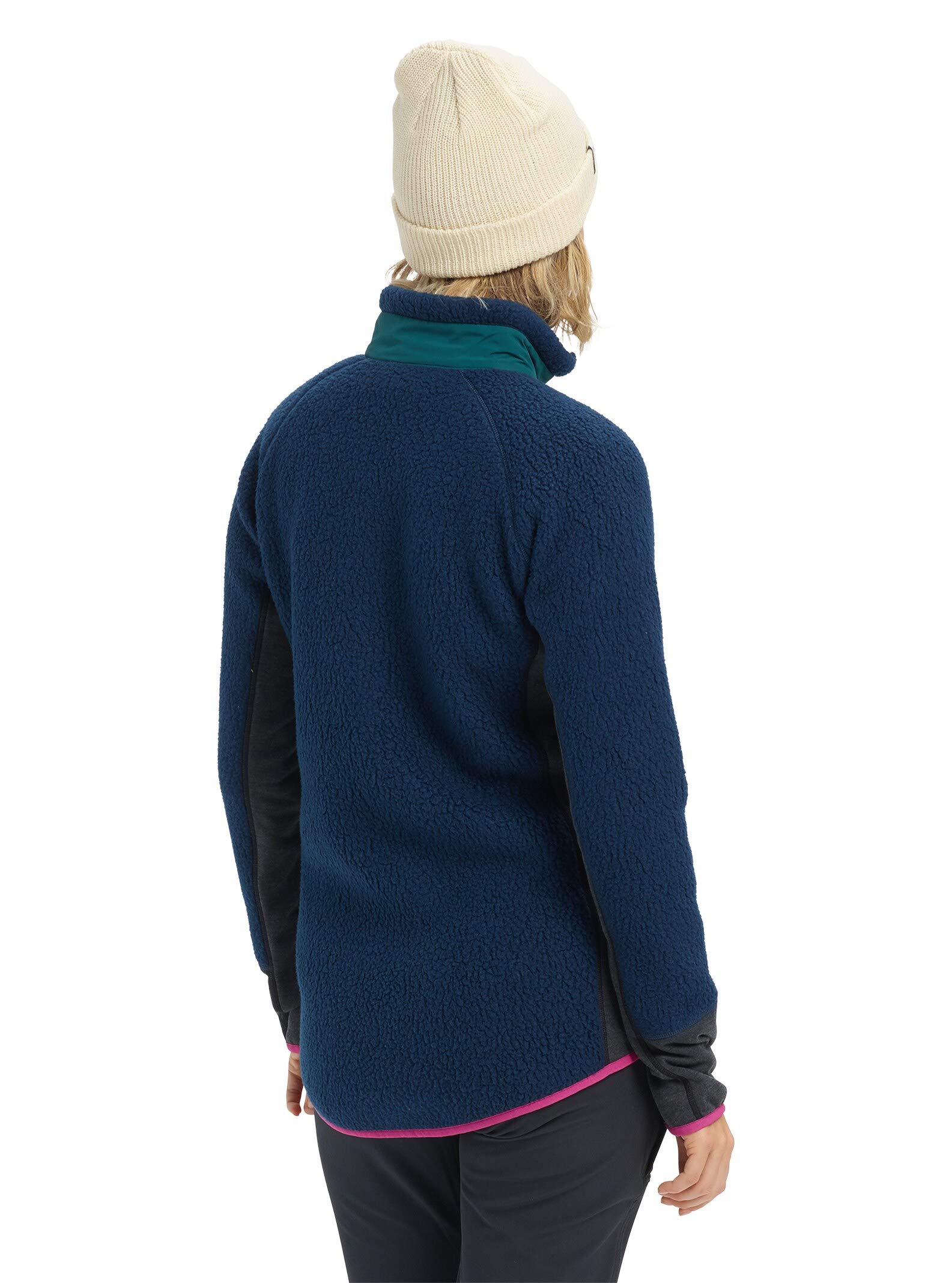 Burton Women's Minturn Full-Zip Fleece Jacket - Warm & Cozy Winter Outerwear for Skiing, Hiking & Outdoor Activities