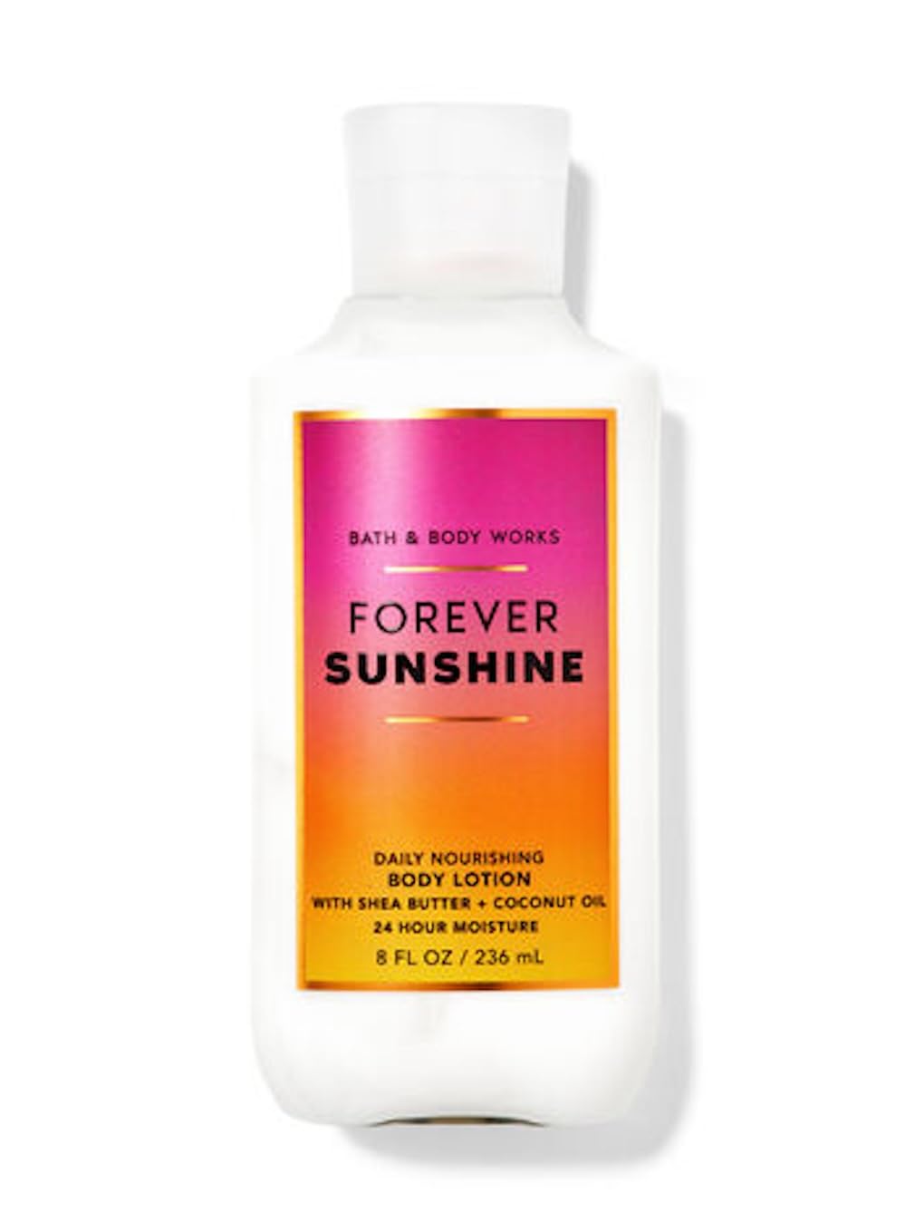 Bath and Body Works Super Smooth Body Lotion Gift Set for Women - 8oz Forever Sunshine Scent | Hydrating Moisturizer for Dry Skin | Perfect Birthday, Anniversary & Holiday Present