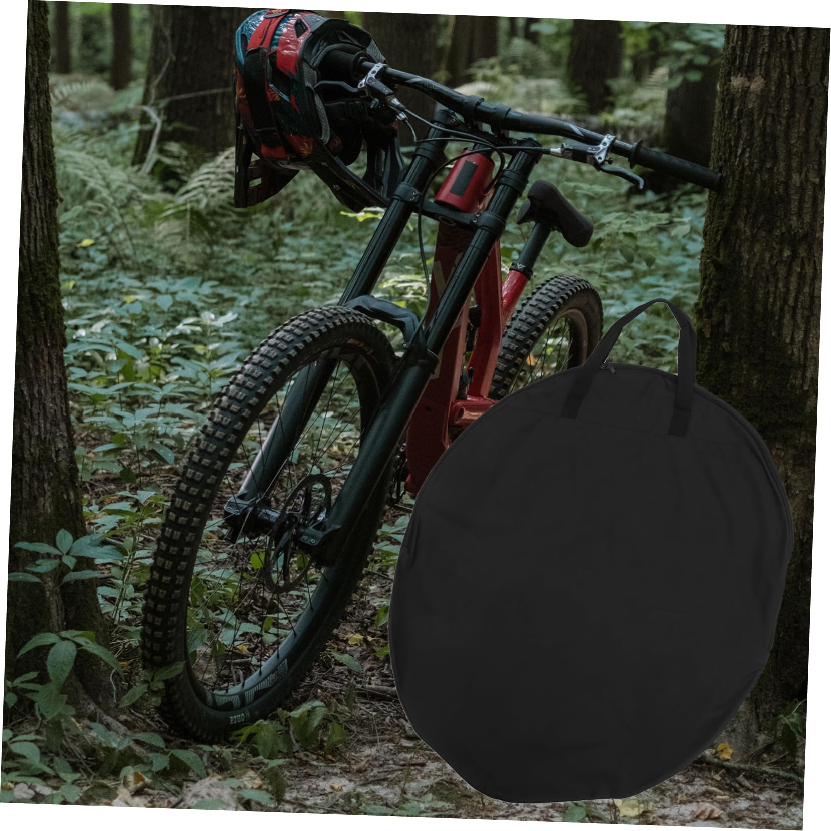 BESPORTBLE Large Capacity Mountain Bike Wheel Storage Bag - Durable Road Bike Wheel Pouch for Cycling Protection | Perfect for Bike Transport & Storage at Home/Garage
