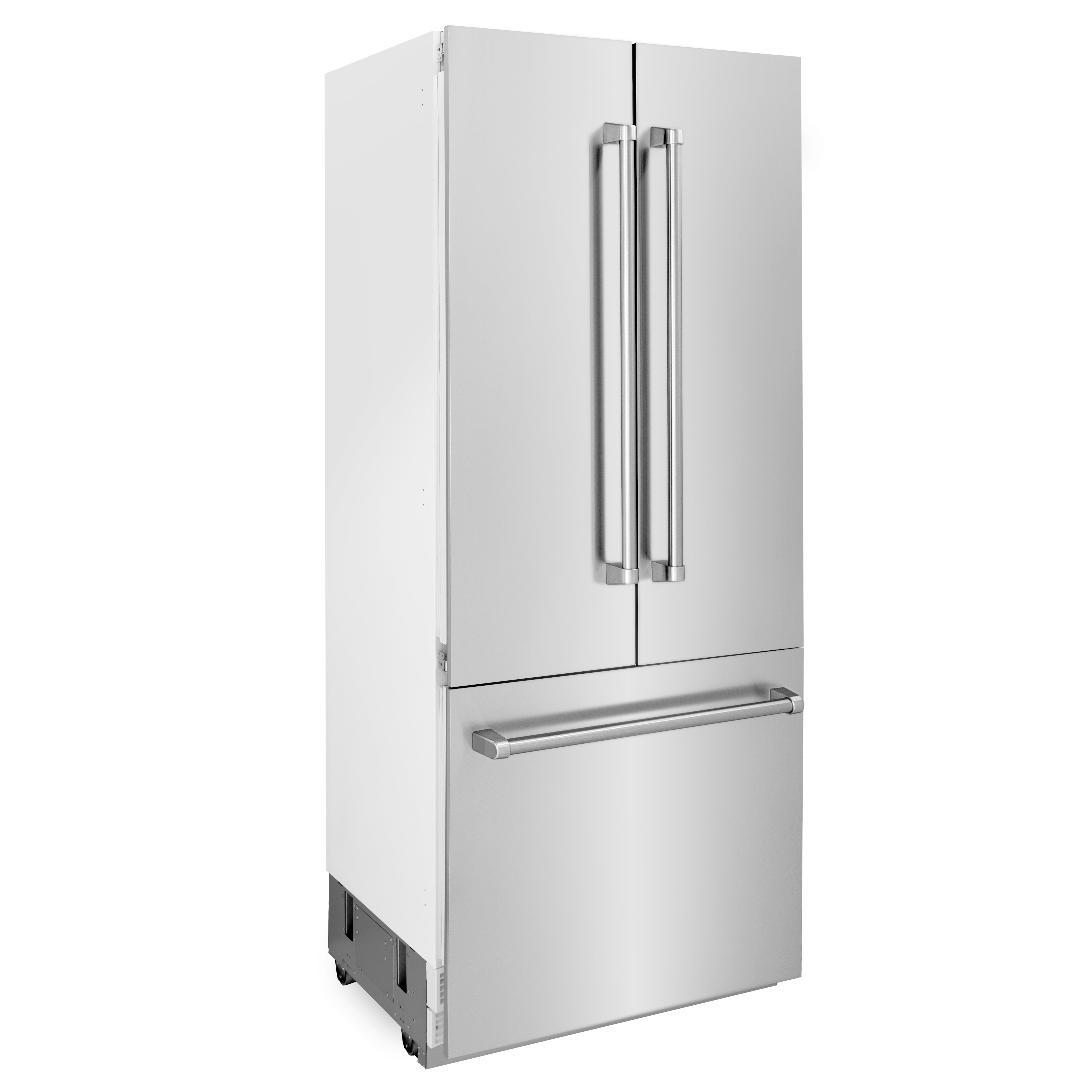 ZLINE 36-Inch Built-In 3-Door French Door Refrigerator with Internal Water & Ice Dispenser - Stainless Steel - Perfect for Modern Kitchens & Open Concept Homes