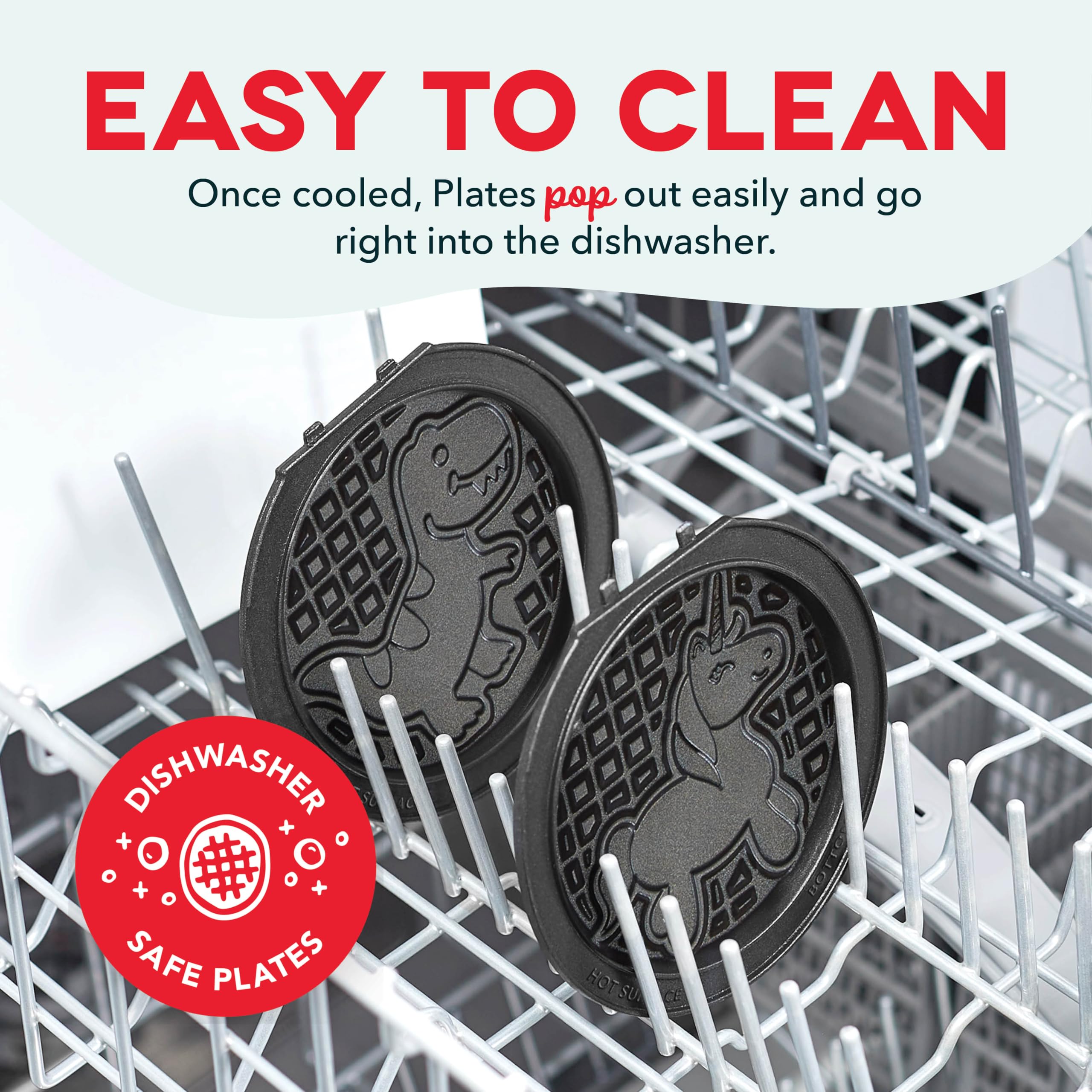 DASH Multimaker Mini System - 4-in-1 Waffle Maker with 6 Removable Nonstick Plates (4-inch), Compact Waffle Iron & Griddle for Kids & Families - Perfect for Breakfast, Snacks, and Party Treats - Aqua Color