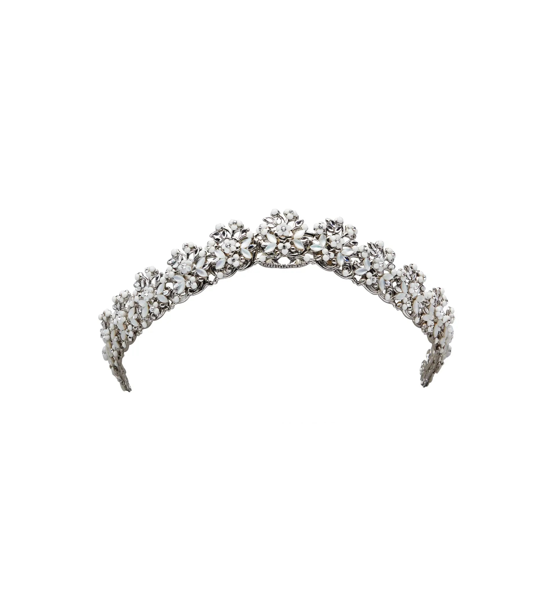 Enchanted Crown - Elegant Princess Tiara for Parties, Weddings & Cosplay | Sparkling Rhinestone Headpiece for Women & Girls