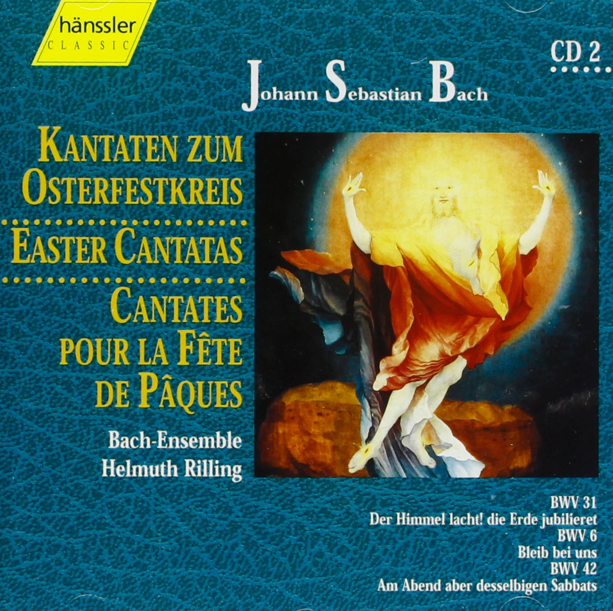 Bach Easter Cantatas by Rilling - Sacred Choral Music for Holy Week & Easter Celebrations - Perfect for Church Services, Concerts & Classical Music Lovers