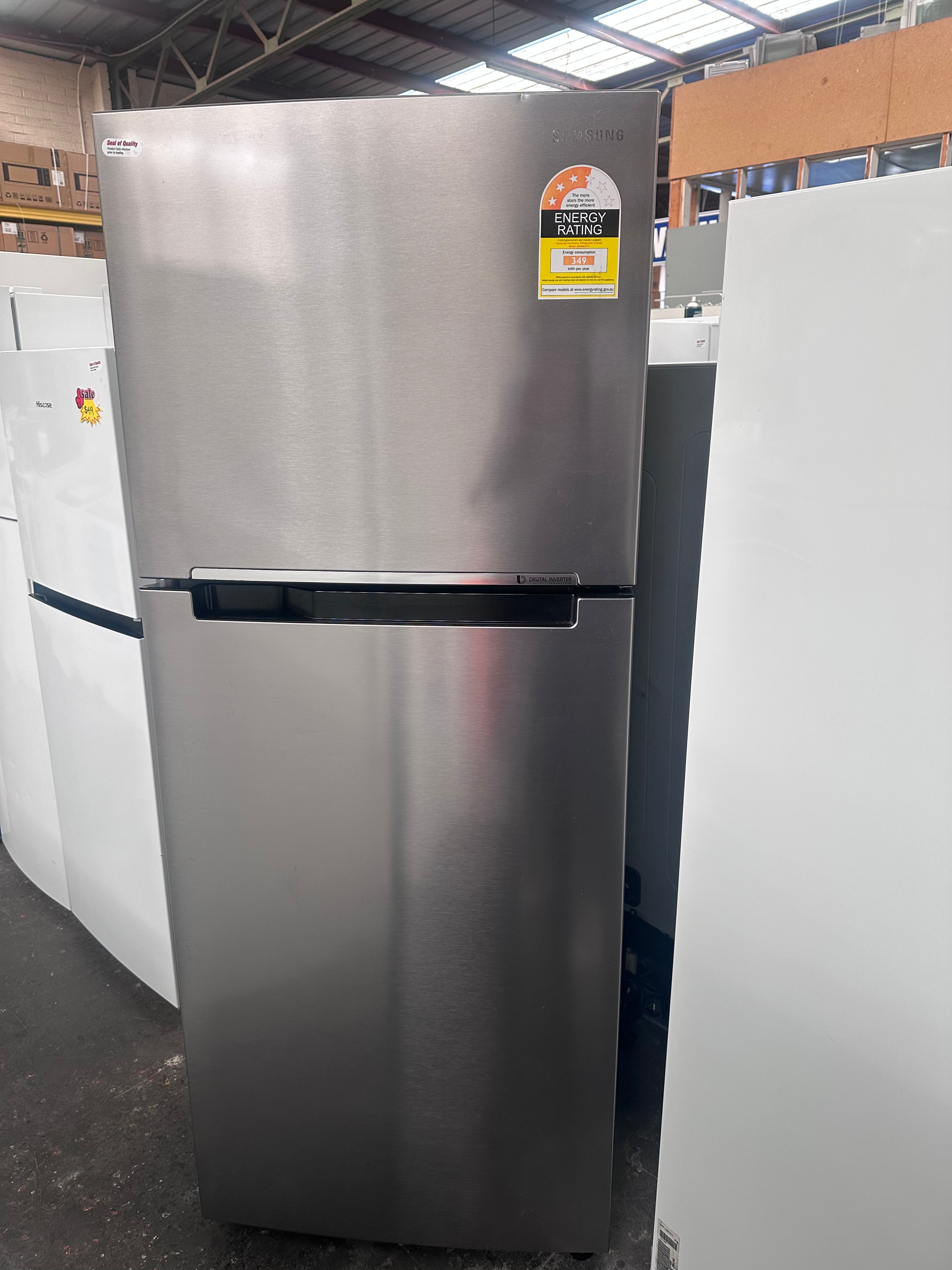 Samsung 400L Top Mount Refrigerator with Twin Cooling Plus Technology - Energy Efficient, Spacious Design - Perfect for Kitchens, Apartments & Offices [Certified Refurbished]