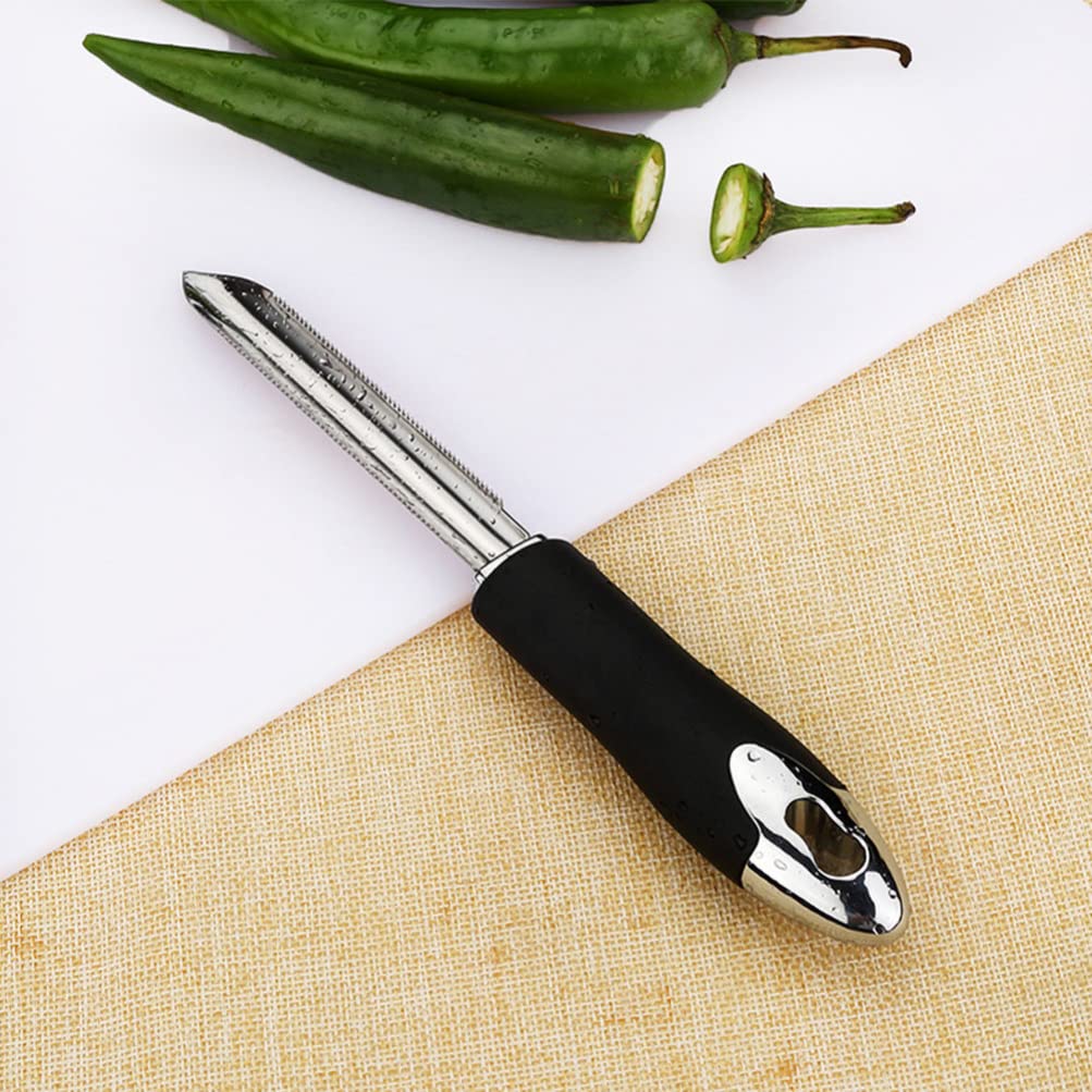 HEMOTON Stainless Steel Jalapeno Corer & Fruit Pit Remover - Professional Grill Tools for Peppers, Watermelon Slicer & Core Removing Kitchen Gadget - Perfect for BBQ, Picnics & Home Cooking