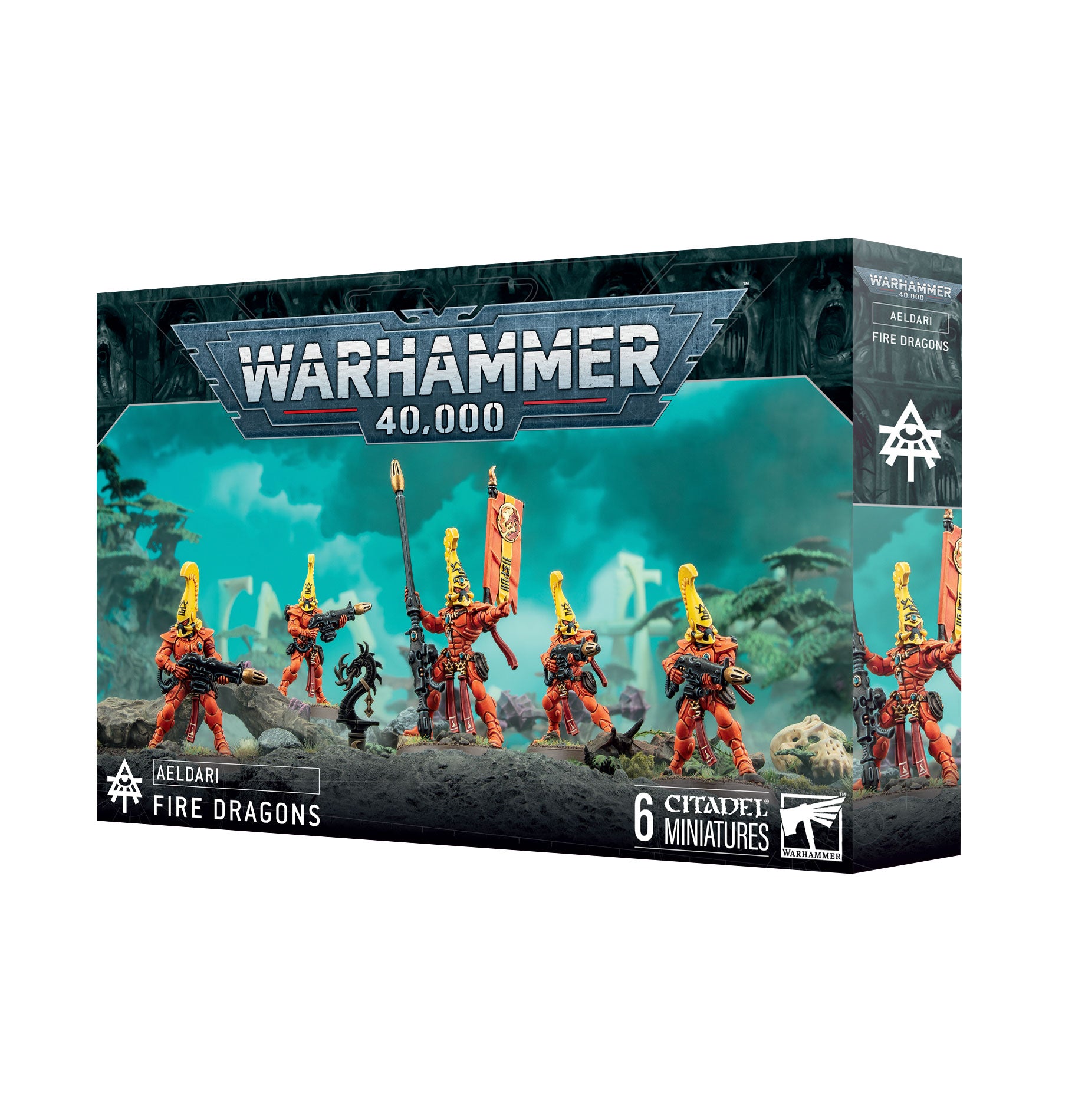 40K Warhammer Aeldari Fire Dragon Miniature - High-Quality Tabletop Gaming Model for Warhammer 40K Battles & Collectors