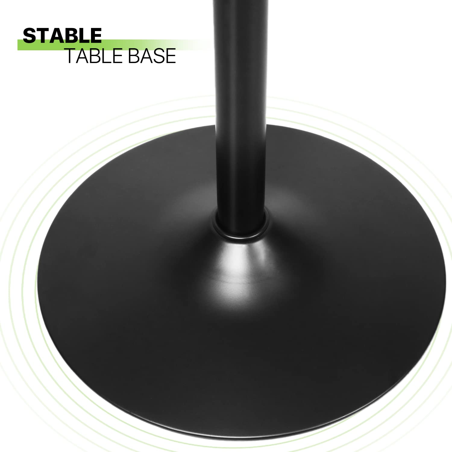 Magshion 31 Inch Adjustable Height Round Bar Table (26