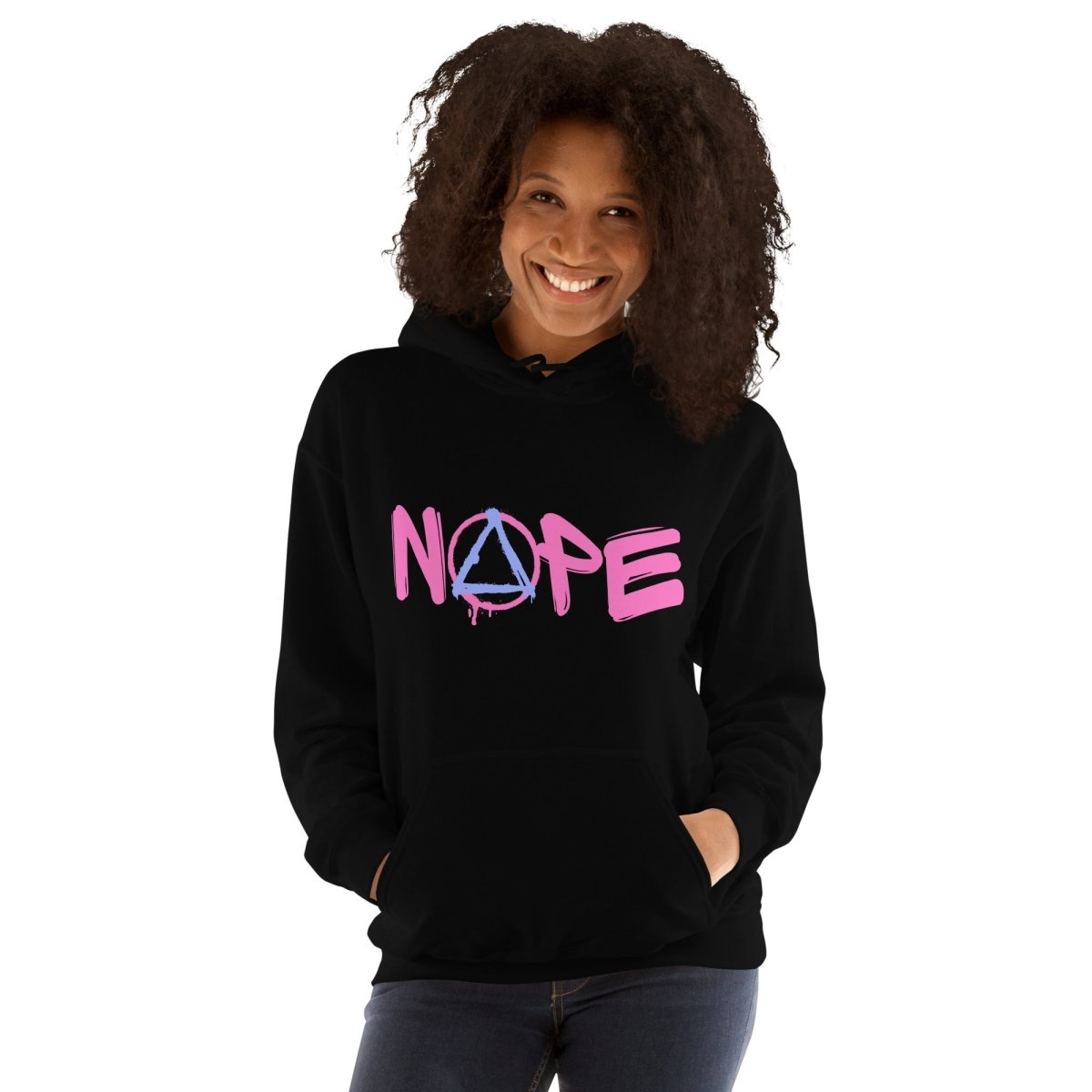 NOPE Sobriety Unisex Hoodie - Comfortable & Stylish Pullover for Men & Women - Perfect for Recovery, Sobriety Support & Casual Wear