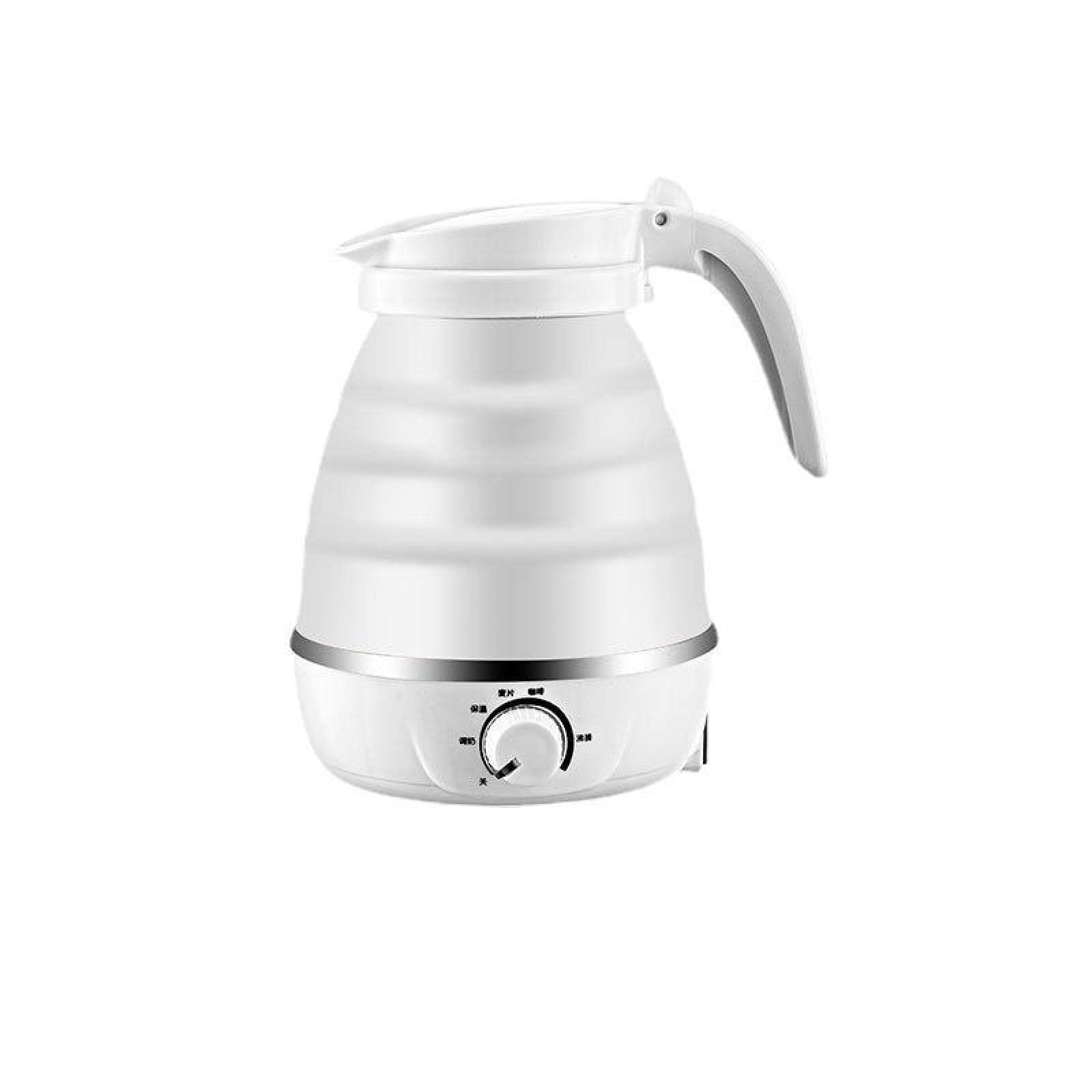 Portable Foldable Electric Kettle - Mini Travel Silicone Kettle with Stainless Steel Base | BPA-Free, Collapsible Design for Camping, Hiking & Office Use | Perfect for Winter Outdoor Adventures & Small Spaces
