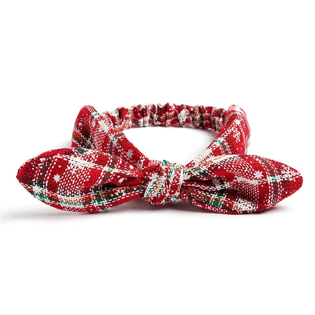 WZADE Christmas Headband - Festive Holiday Headwear for Women & Kids - Merry Christmas Decorations & Party Accessories - Perfect for Home, Gifts, New Year Celebrations (Color: E) | Great for Christmas Parties, Family Gatherings & Holiday Photos