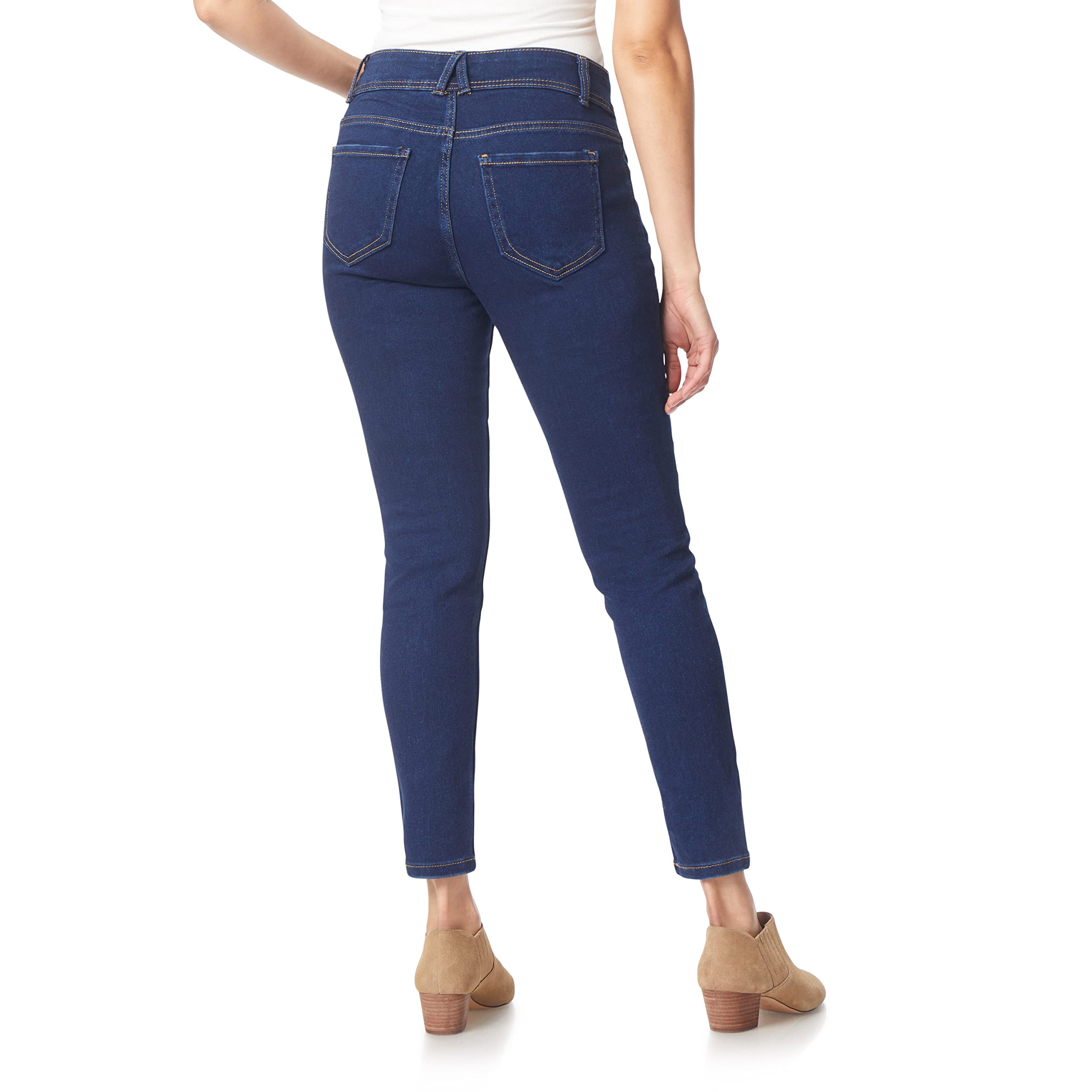 Angels Forever Young Women's Curvy Skinny Jeans - High Waist Stretch Denim Pants for Plus Size | Perfect for Casual Outfits, Date Nights & Office Wear