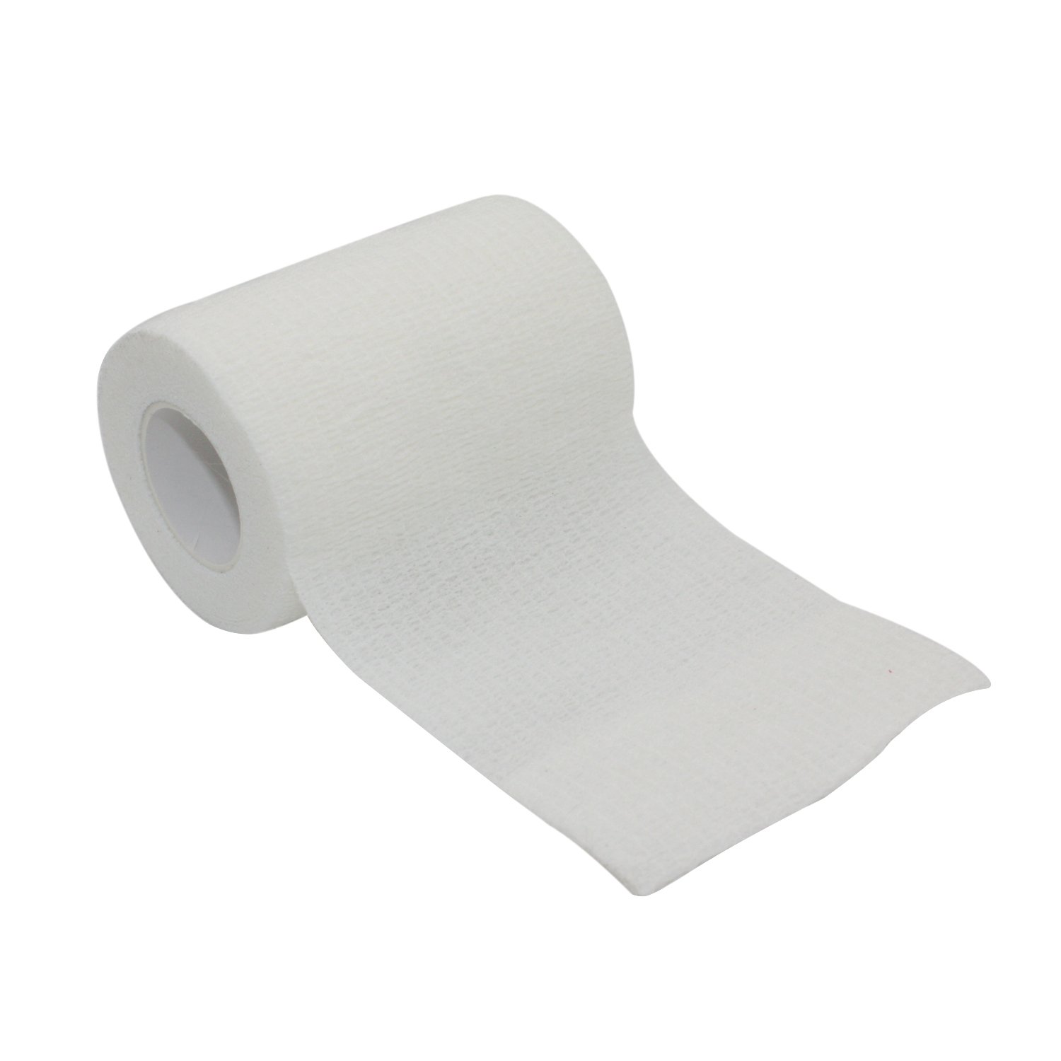 3 Inch Vet Wrap Cohesive Bandage Tape - 6 Pack White Self Adhesive Stretch Wrap for First Aid, Pet Care & Sports Injuries | Waterproof & Breathable for Dogs, Horses & Humans