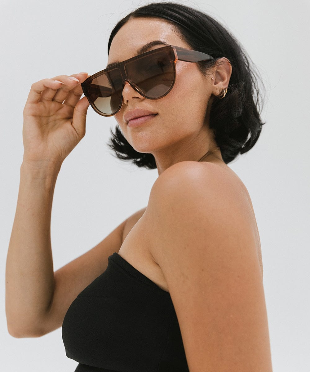 Britt Shield Sunglasses - UV Protection Polarized Sunglasses for Men & Women - Perfect for Driving, Running, and Outdoor Activities