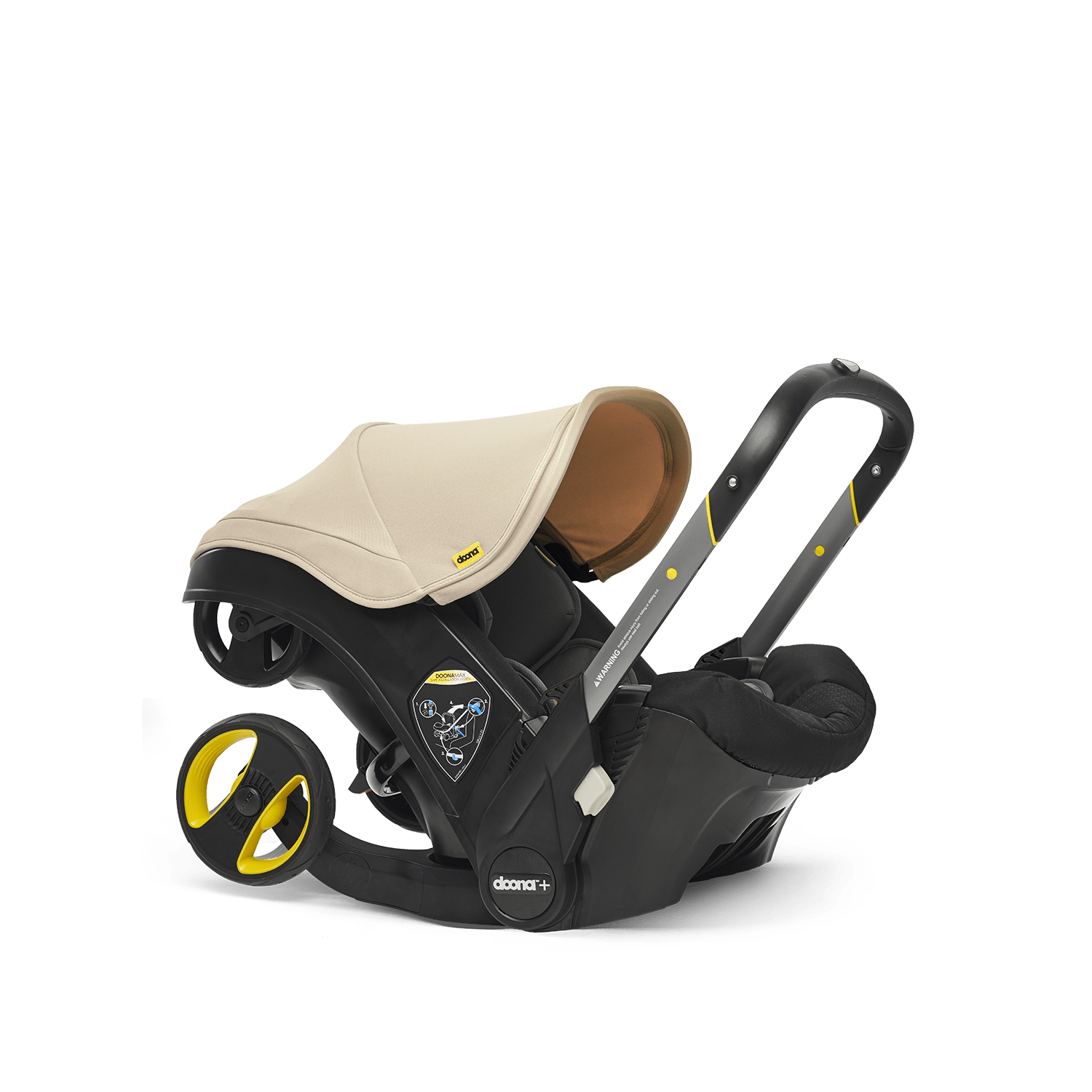 Doona+ Infant Car Seat and Stroller Combo - Convertible, Lightweight, and Travel-Friendly for Newborns to Toddlers - Perfect for Air Travel, Shopping, and Daily Outings