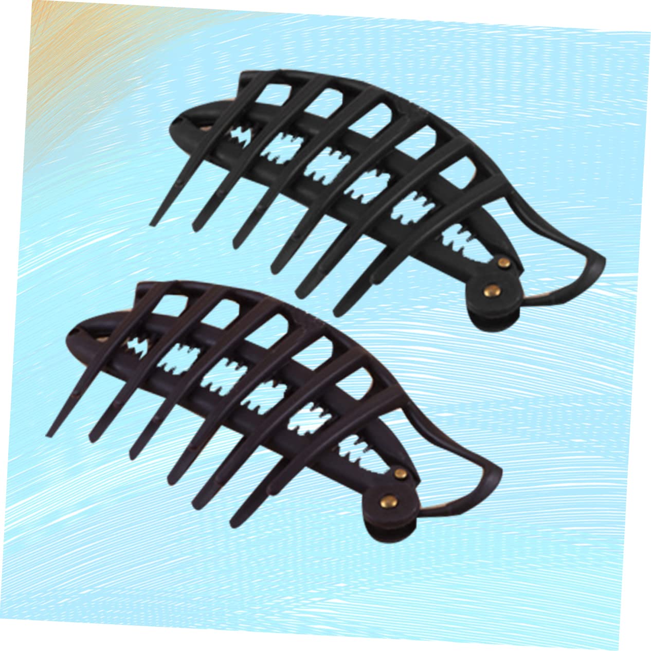 FOMIYES Hair Bun Maker Set of 2 - Hair Styling Disk & Ball Fork for Women & Girls - Perfect for Updos, Ponytails & Special Occasions