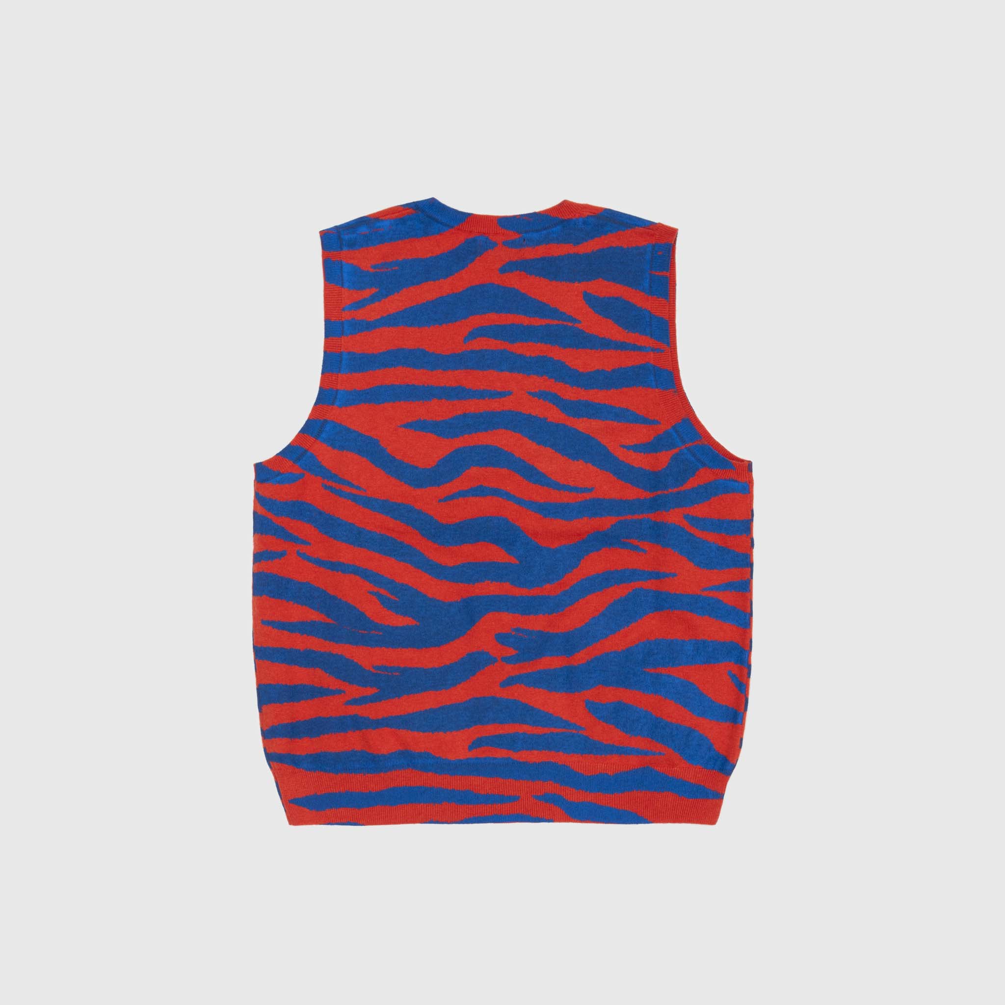 Stylish Tiger Printed Sweater Vest for Men & Women - Trendy Animal Print Pullover for Casual Outfits & Layering