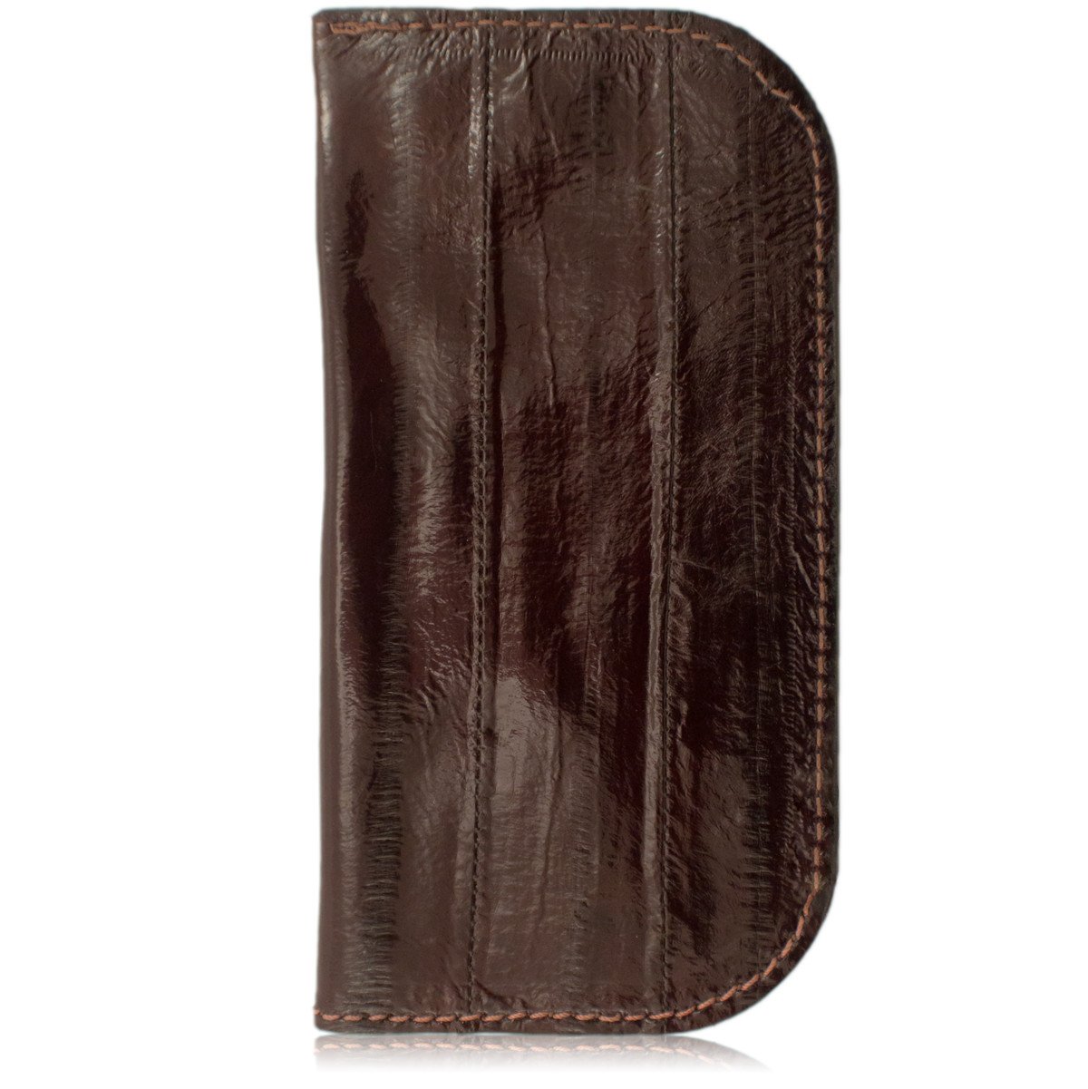 Authentic Pacific Eel Skin Leather Soft Glasses Case - Premium Eyewear Protector for Men & Women - Perfect for Travel, Office & Daily Use