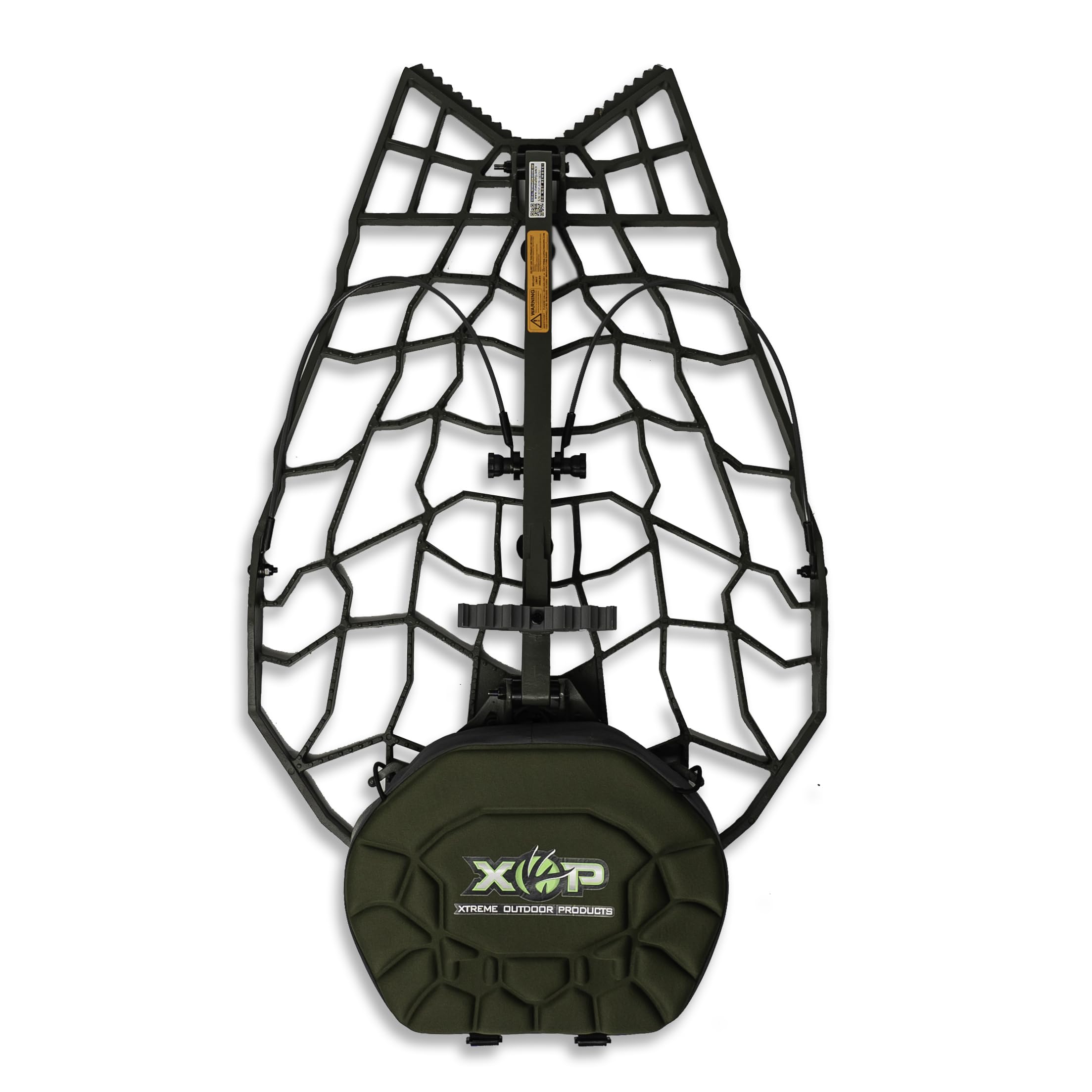 XOP Air Raid Evolution Hang-On Tree Stand - Lightweight Cast Aluminum Hunting Stand for Deer Hunting - 21.5