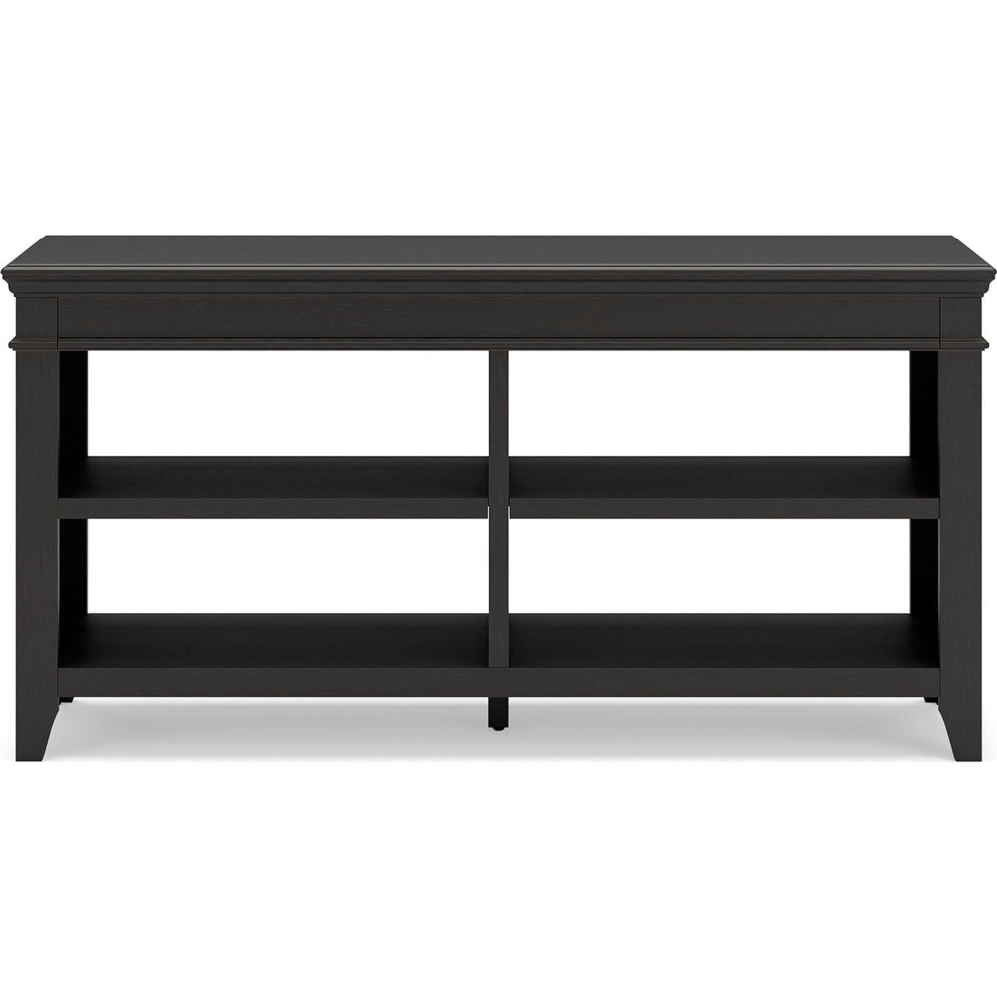 Beckincreek Black Credenza - Modern TV Stand with Storage for Living Room, Bedroom & Office