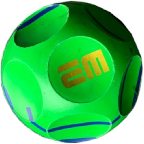 EM Multi Reflex Ball - Cricket Training Ball for Reaction & Hand-Eye Coordination - Perfect for Cricket Practice, Sports Drills & Fitness Training