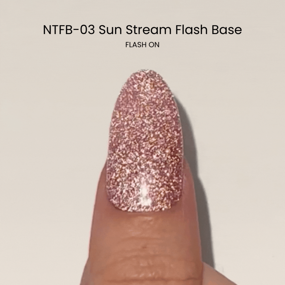 Nail Thoughts NTFB 03 Sun Stream Flash Base - Long-Lasting Gel Polish for Professional Nail Art - Perfect for Manicures, Pedicures & Salon Use