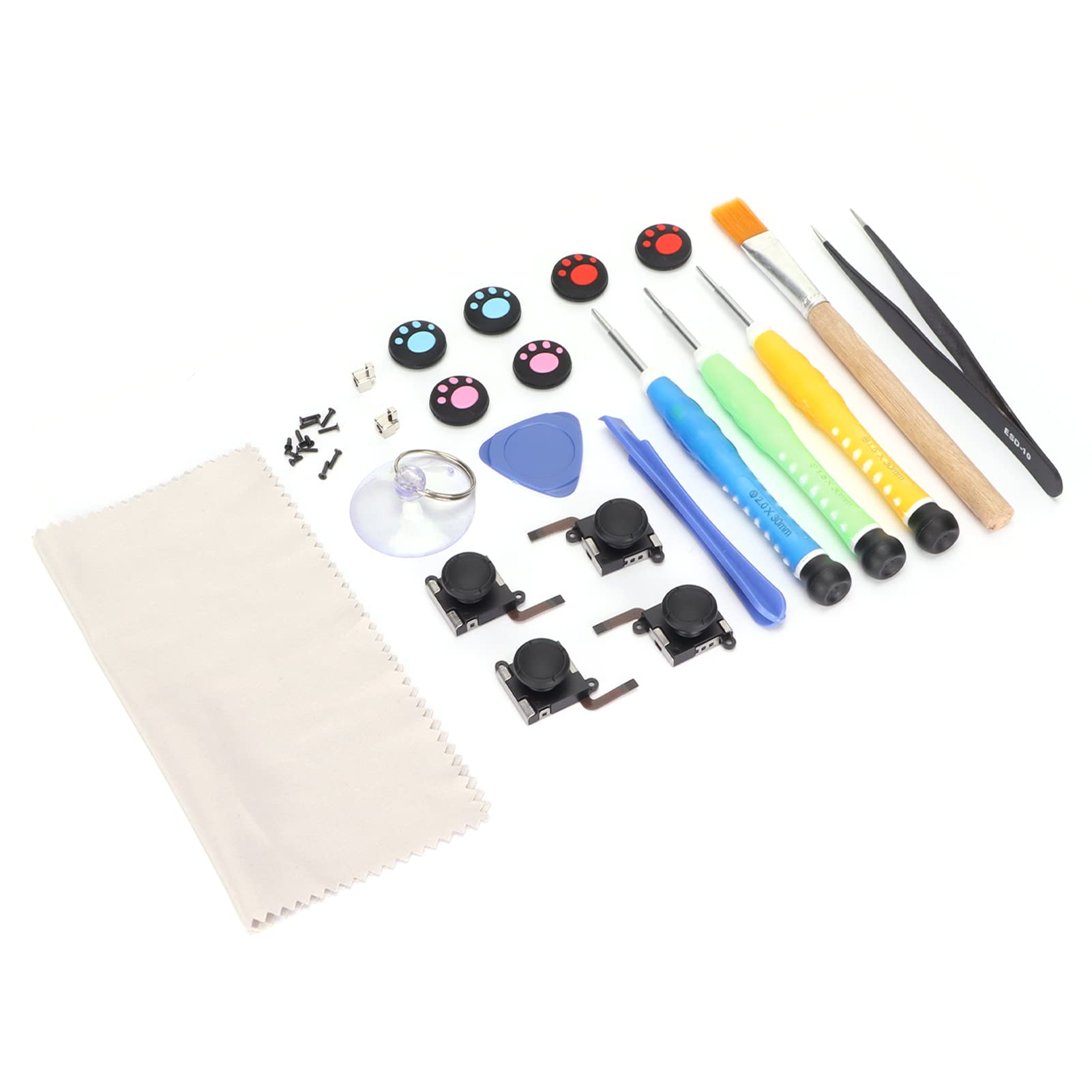 Hilitand 33-in-1 Switch Repair Kit with Screwdrivers & Joysticks - for NS Switch Maintenance & Gaming Accessories
