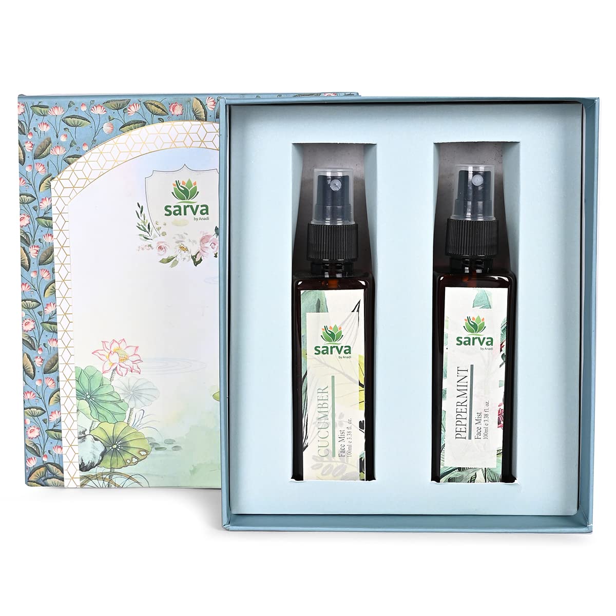 Anadi Gentleman's Essentials Skincare Gift Set for Men - Cucumber & Peppermint Face Toner (2x100ml) | Birthday, Rakhi, Anniversary Gift for Him | Perfect for Daily Skincare Routine & Grooming Essentials